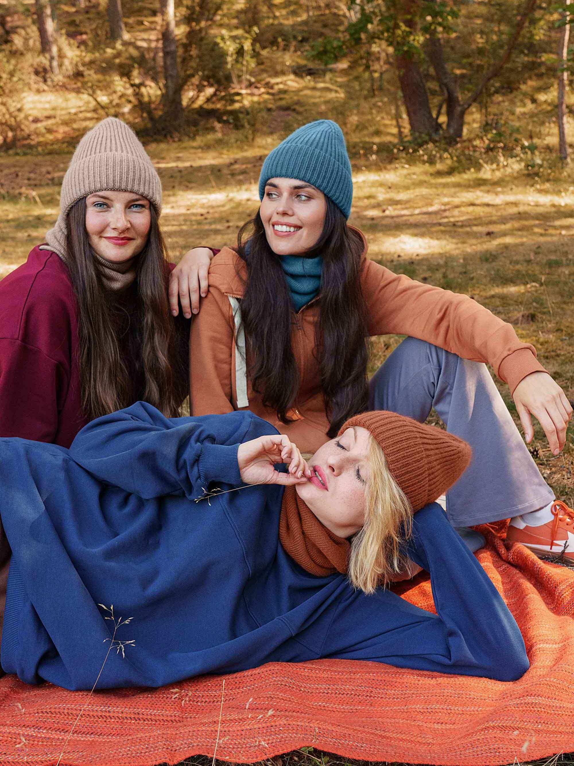 Light brown cashmere Cashmere Blend Neckwarmer