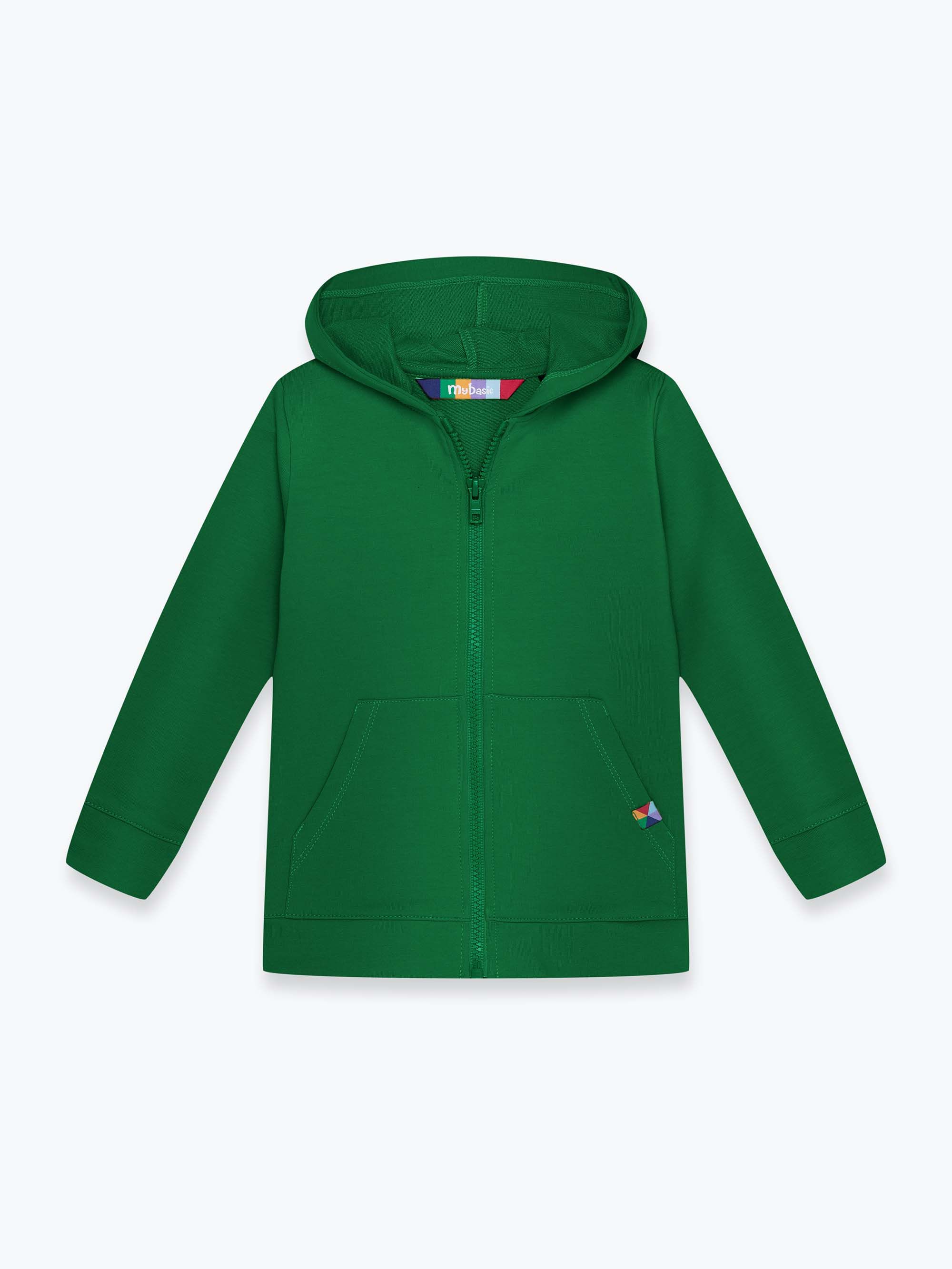 Zielona bluza z kapturem
