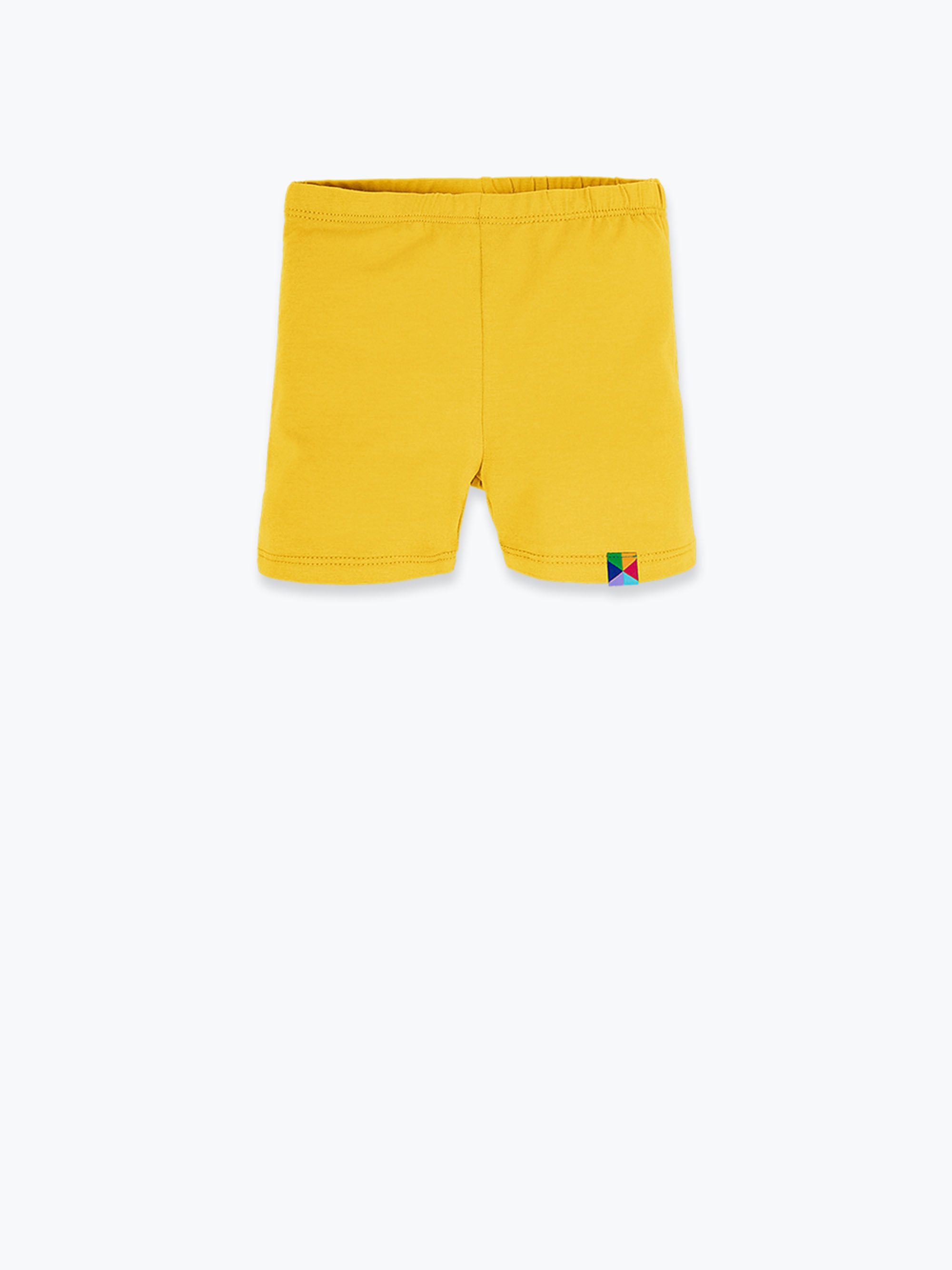 Żółte legginsy krótkie