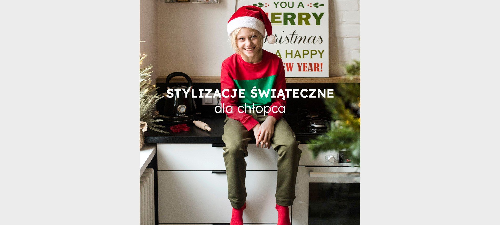 świąteczne stylizacje chłopiec