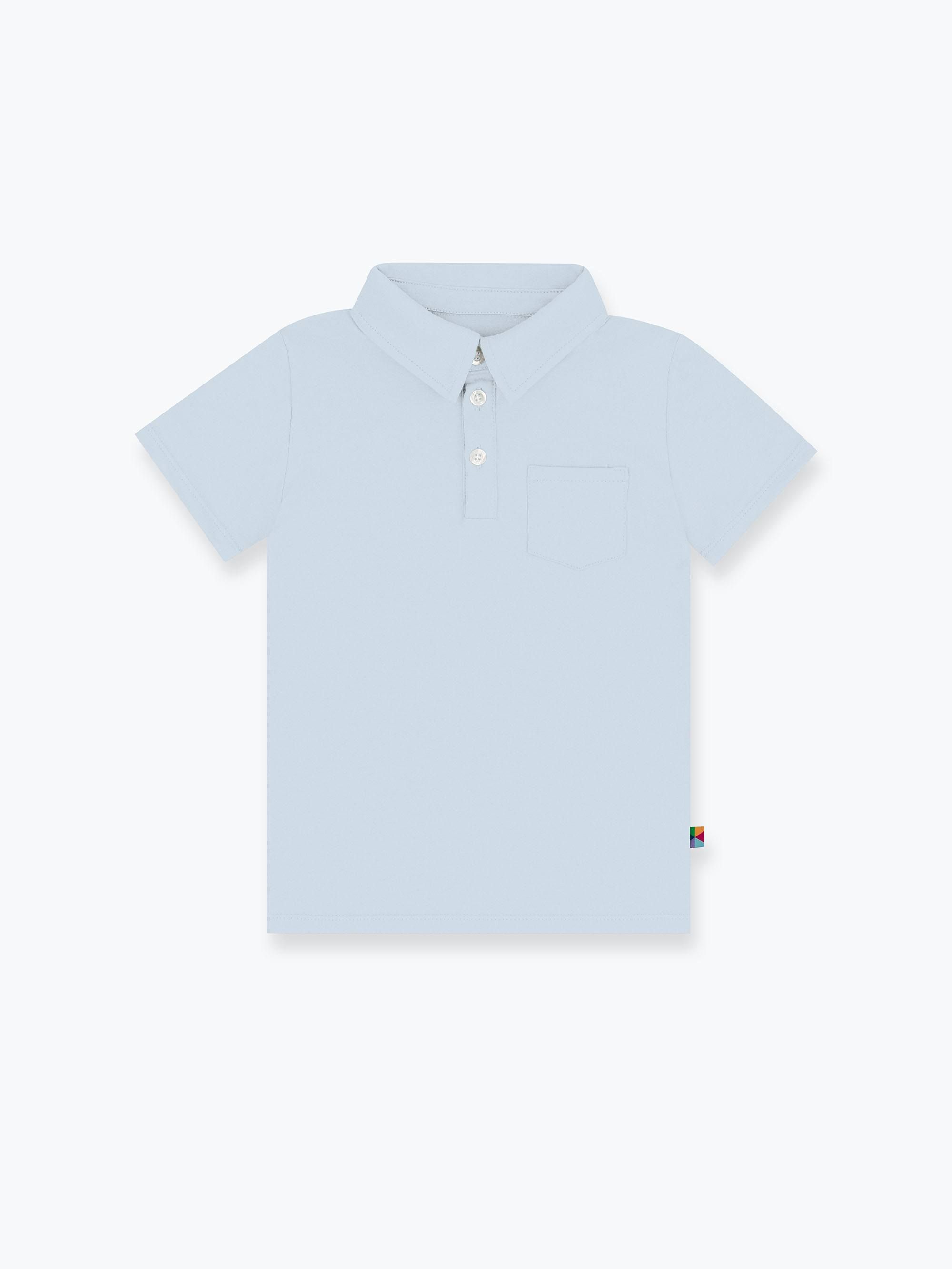 Jasnoniebieska koszulka polo