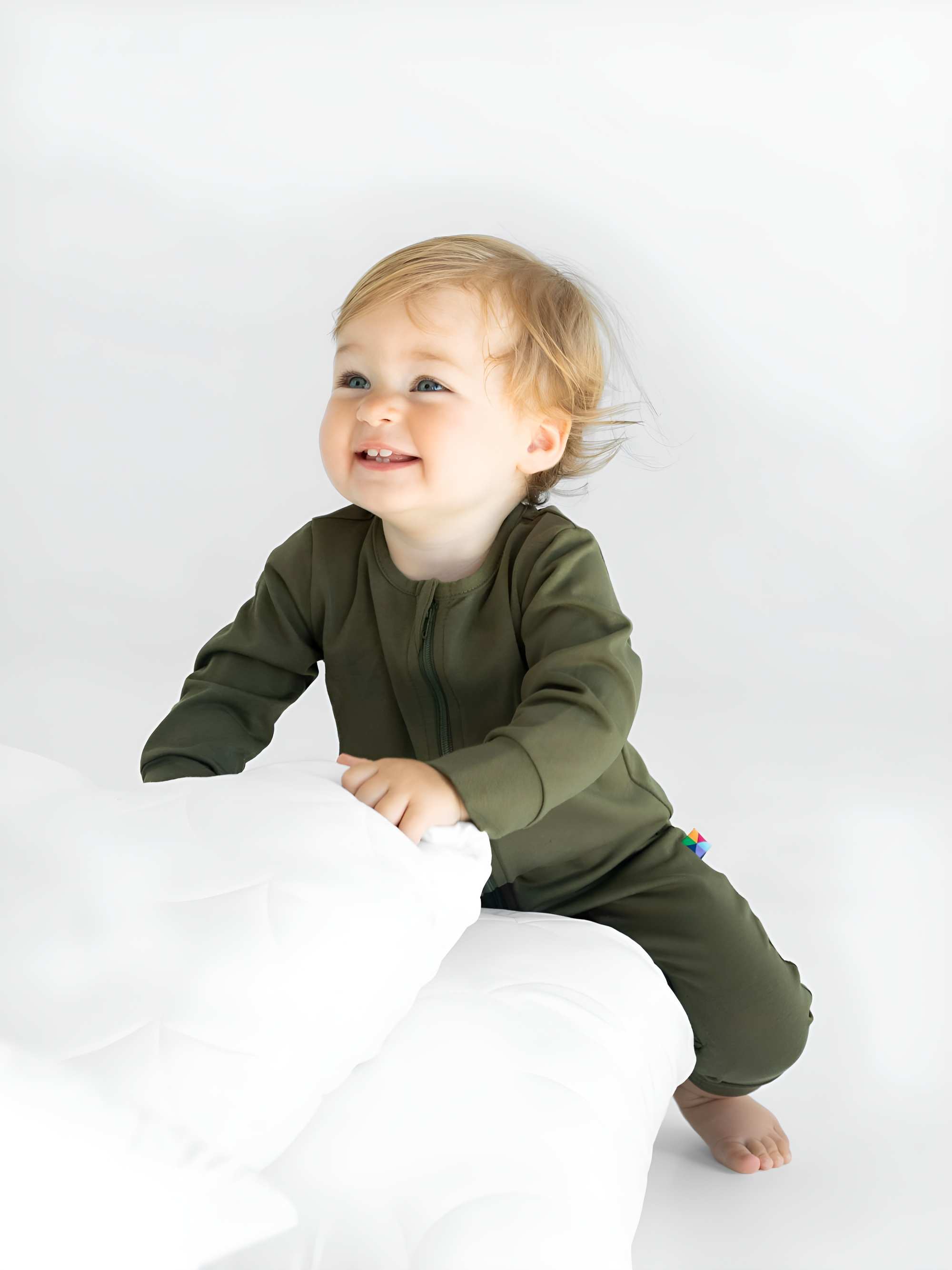 Khaki romper suit