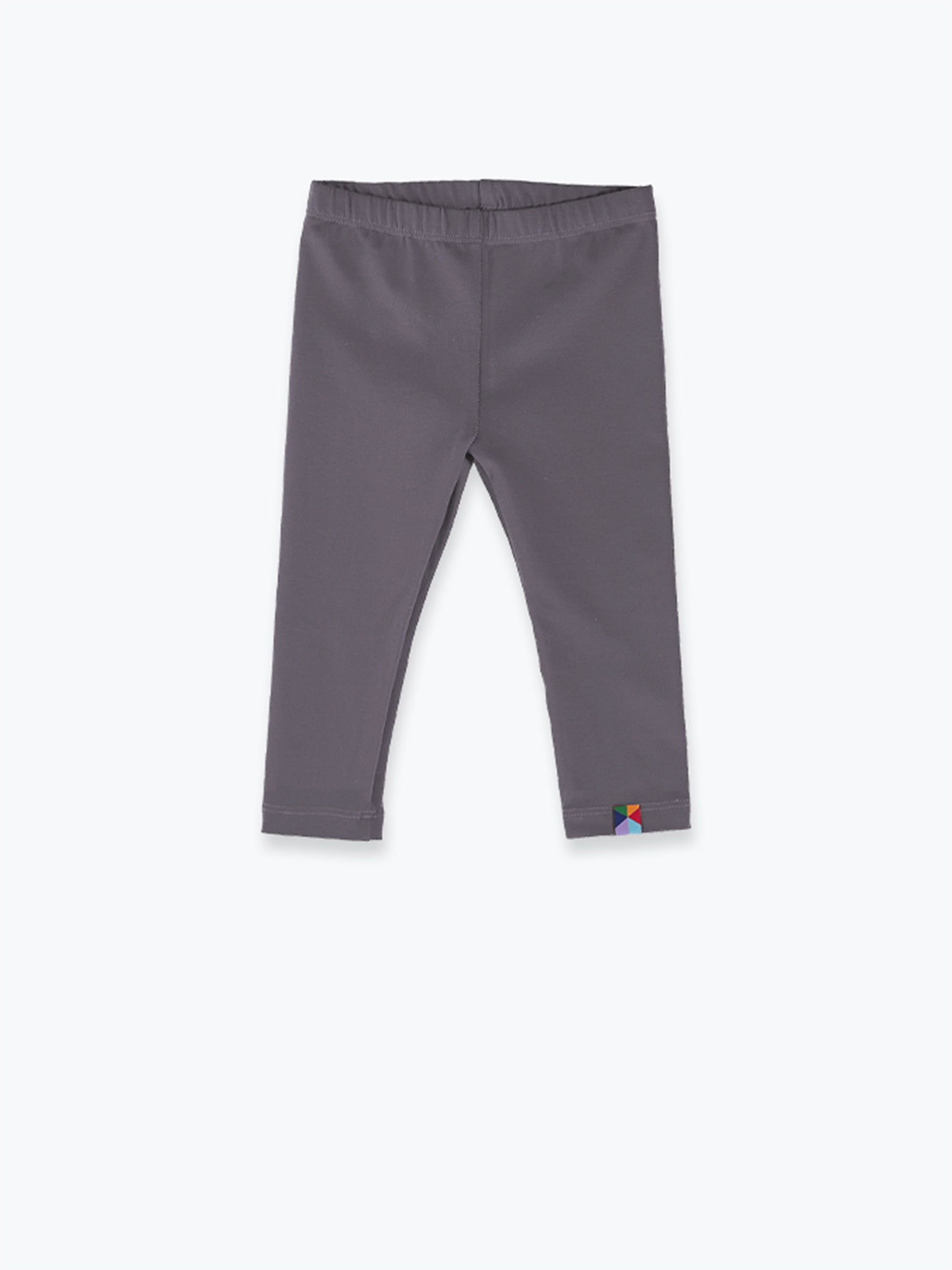 Grafitowe legginsy 3/4