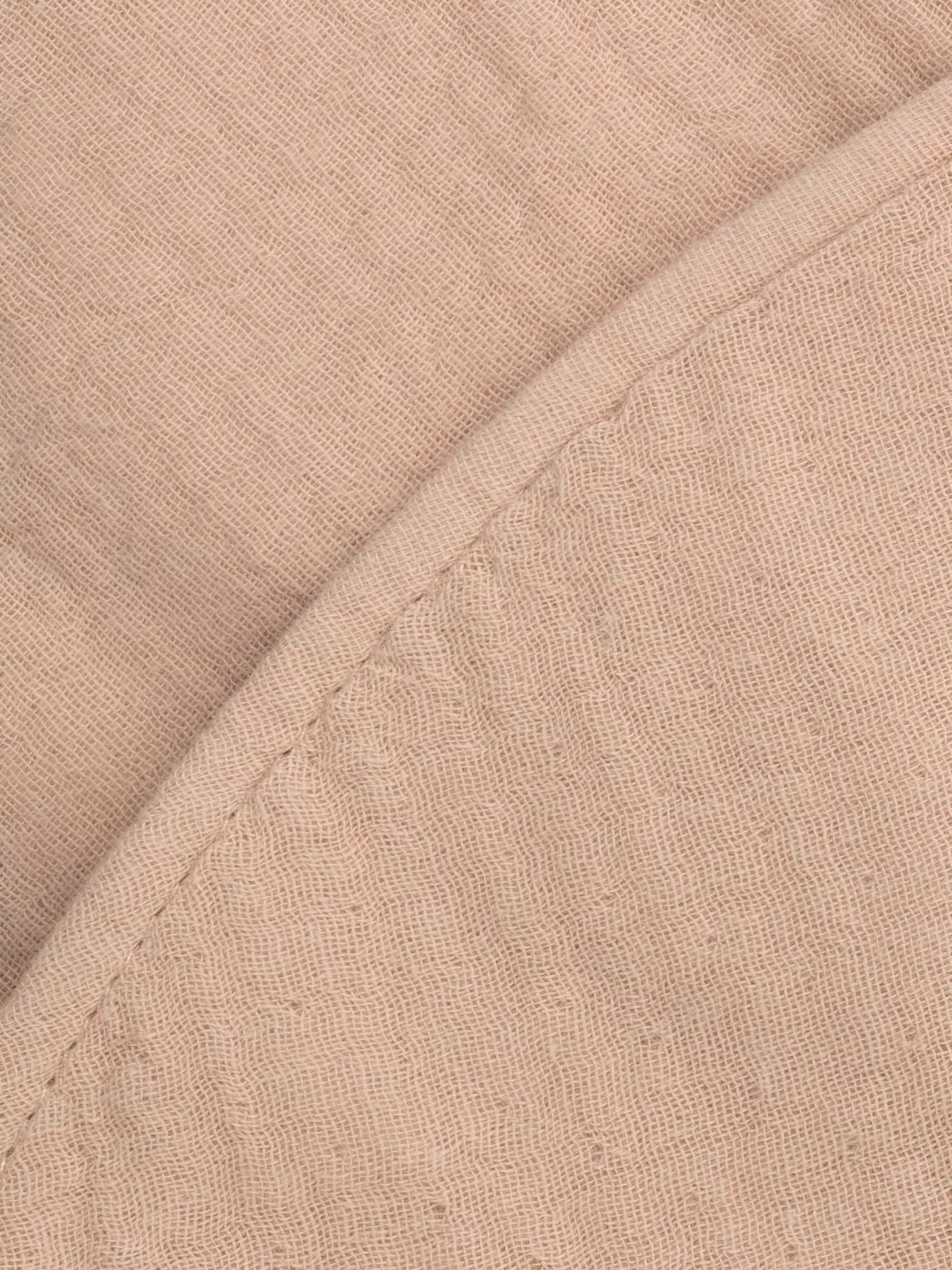 Beige muslin brimmed hat Women