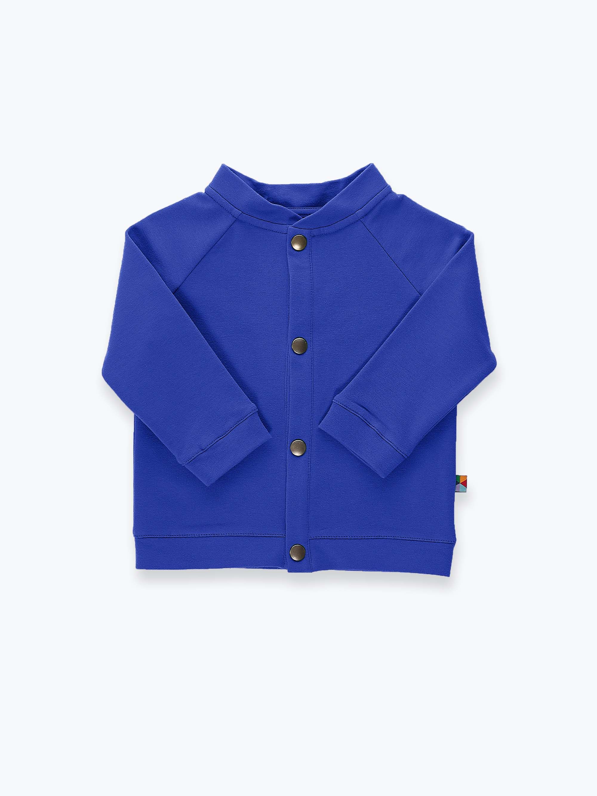 Niebieska bluza bomber