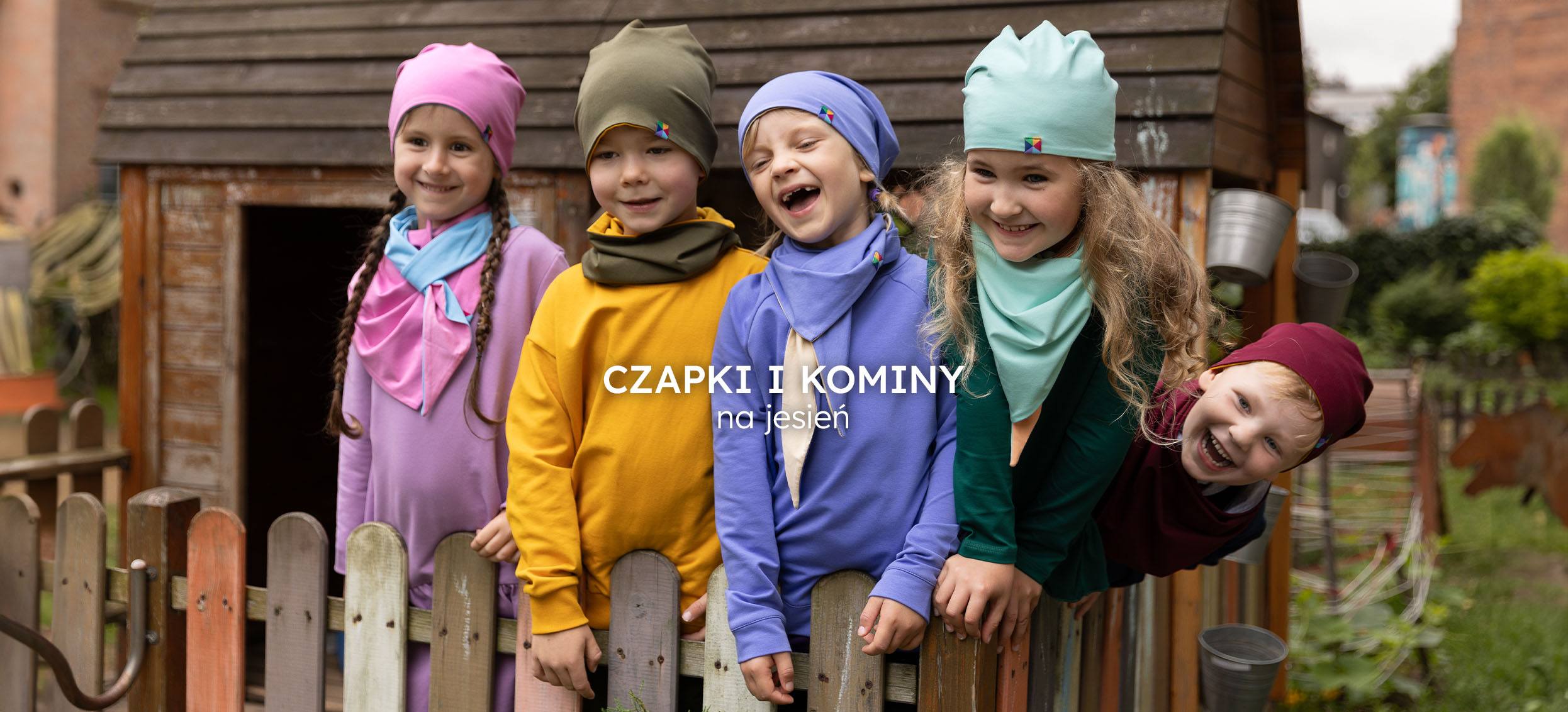 czapki, chustki i kominy jesienne