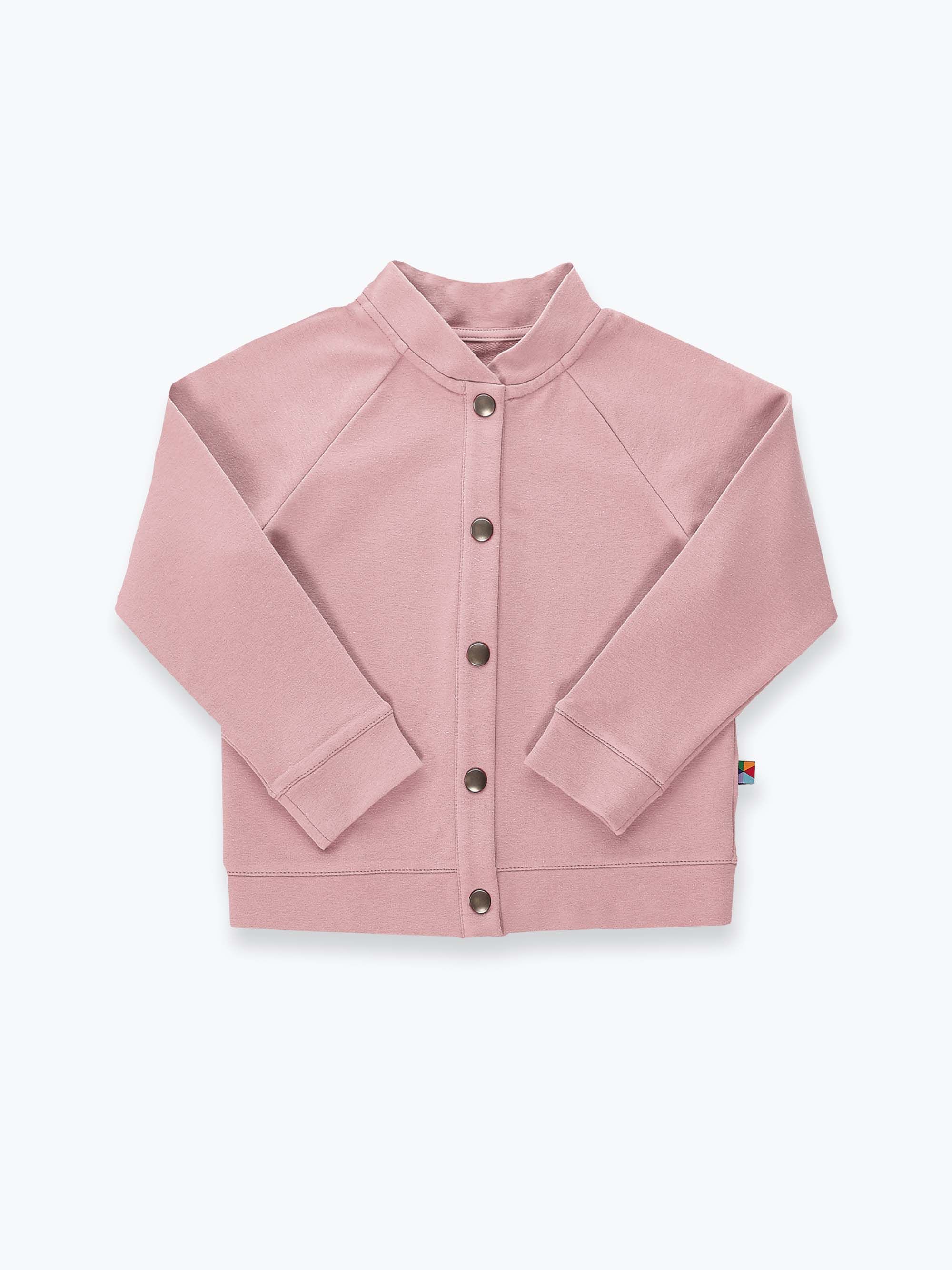 Pudroworóżowa bluza bomber