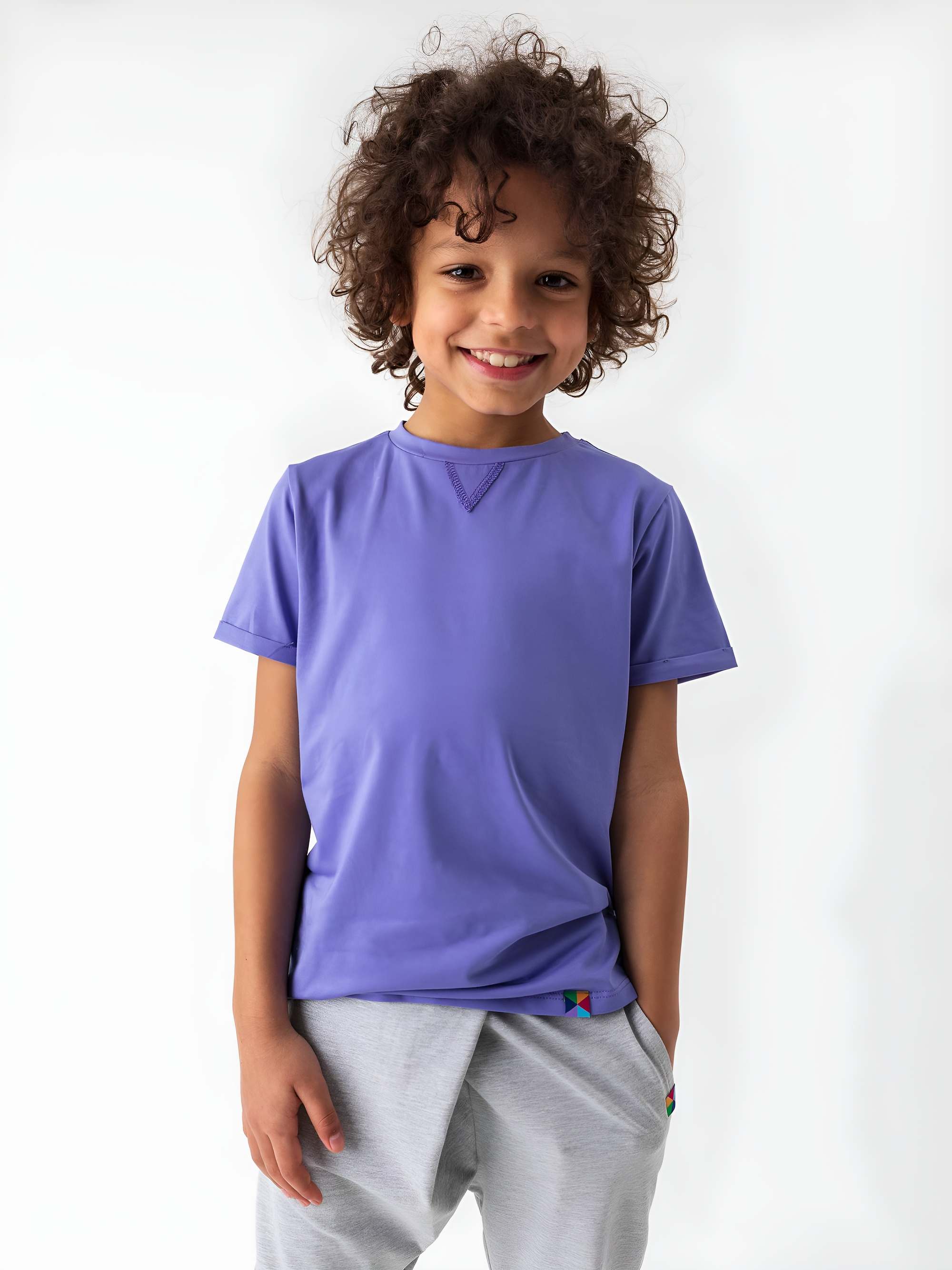 Barwinkowy T-shirt