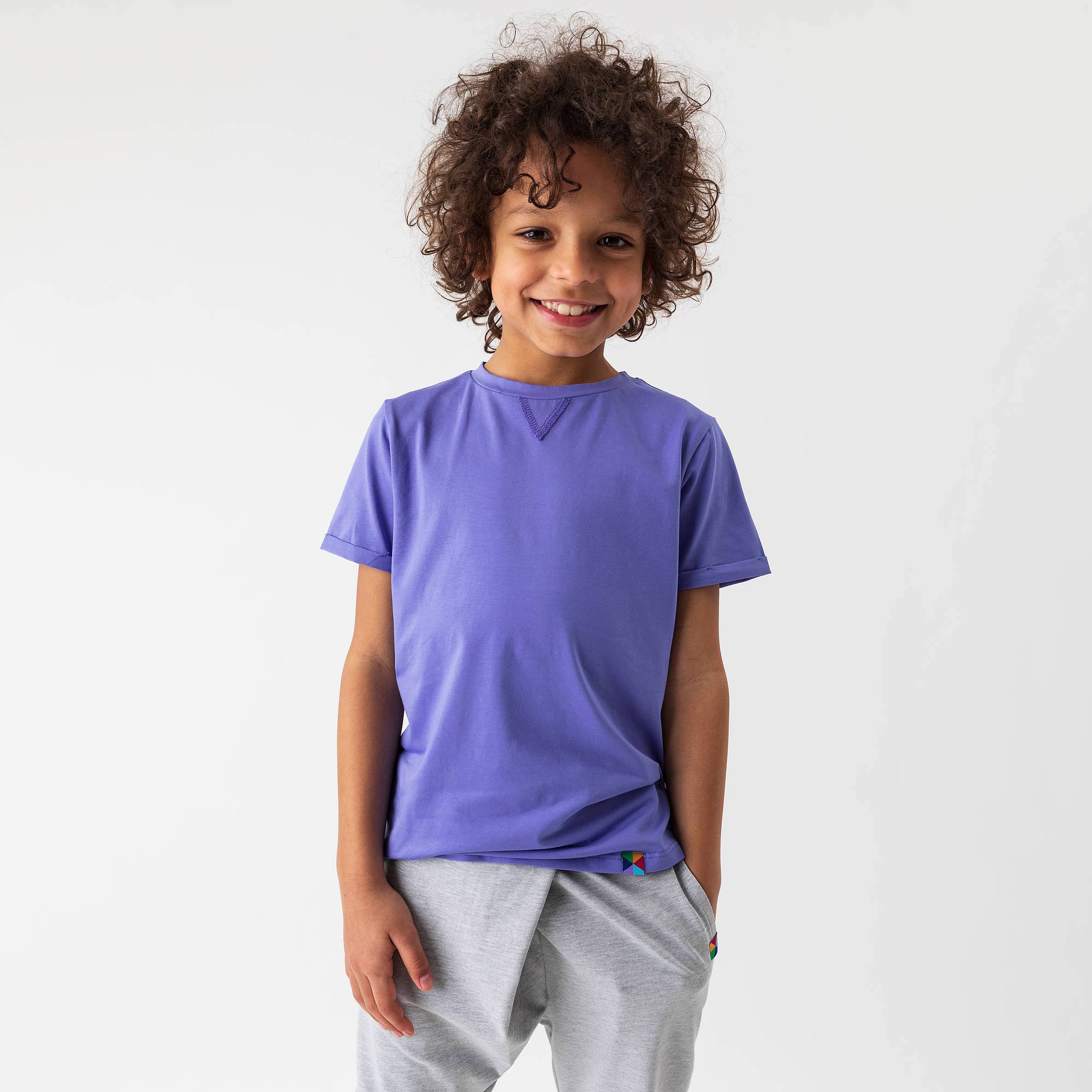 Barwinkowy T-shirt