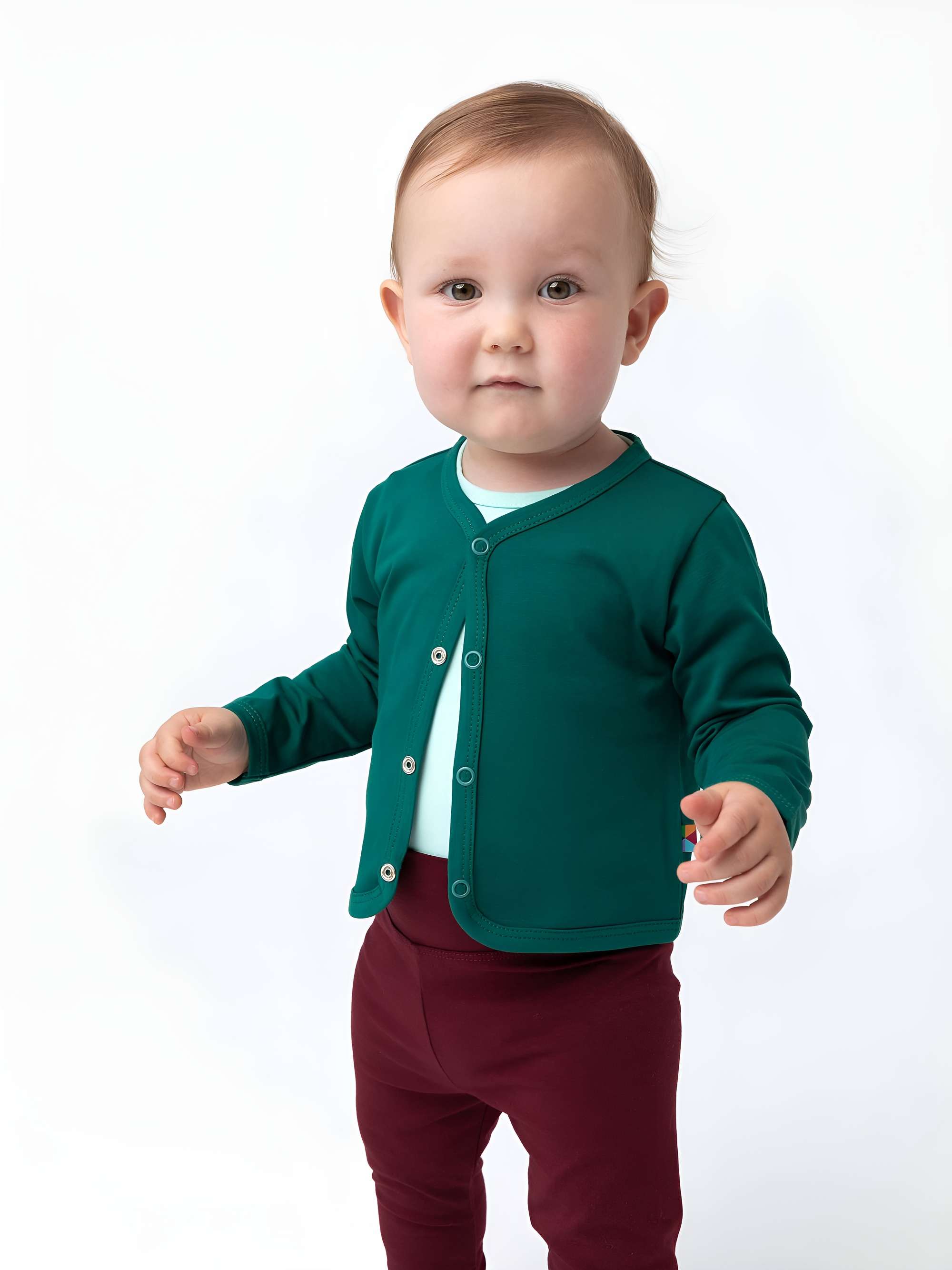 Burgundy jersey pants