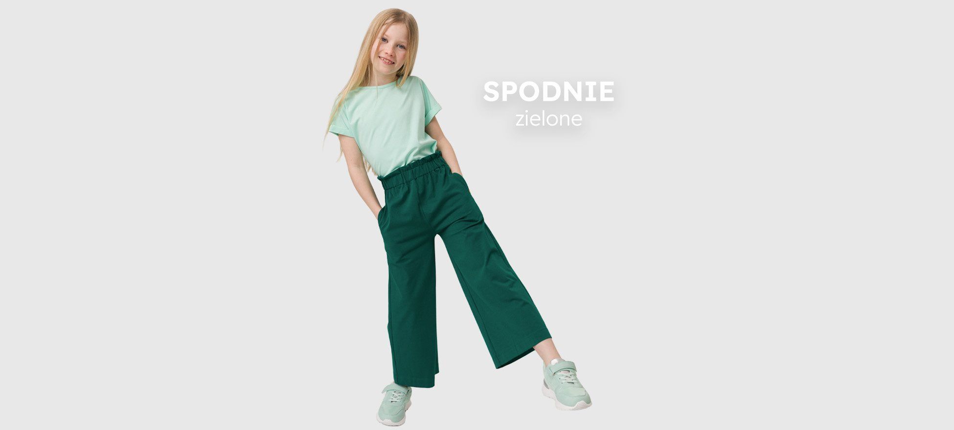 spodnie kolor zielony
