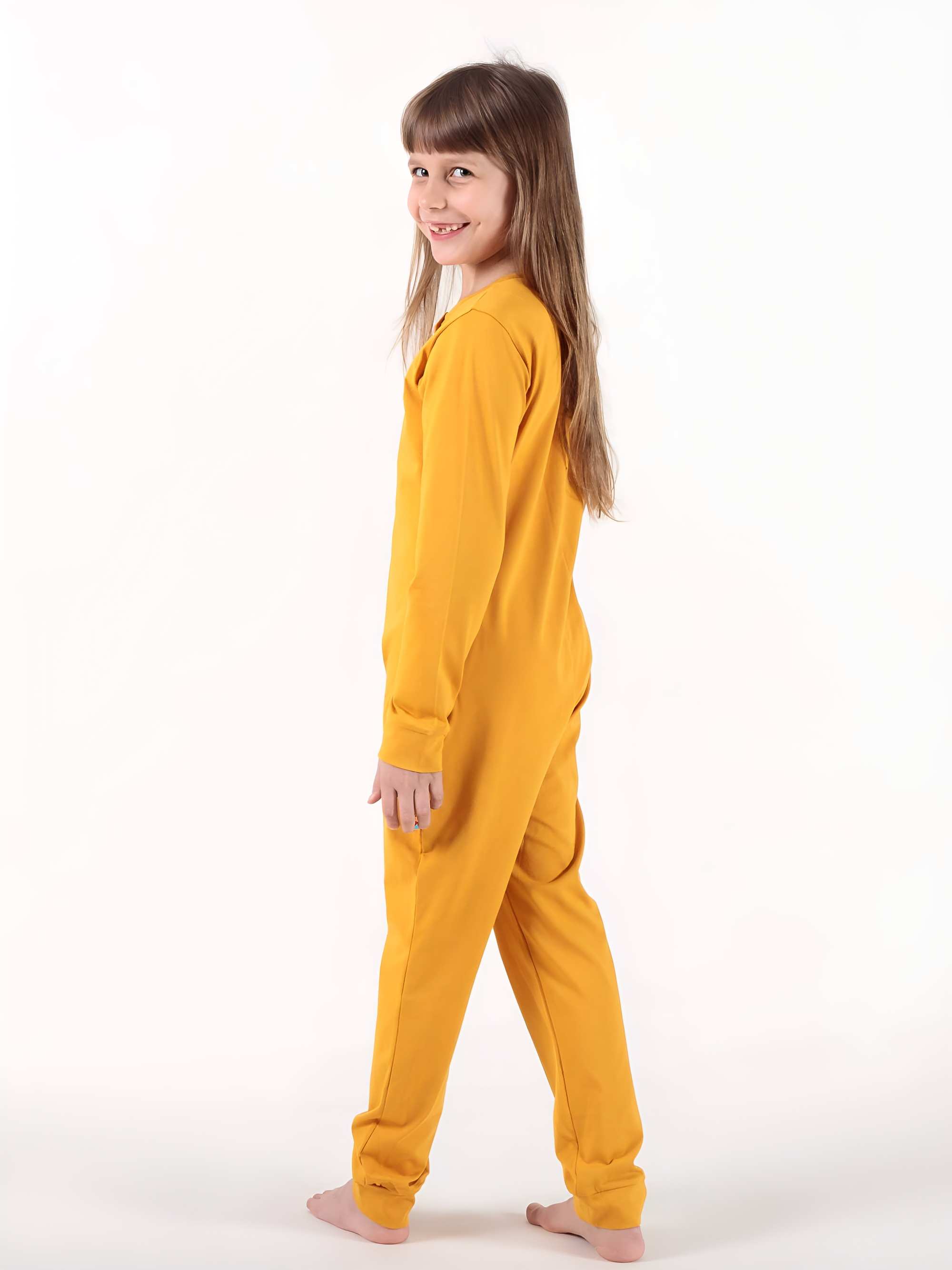 Mustard romper sleeping suit