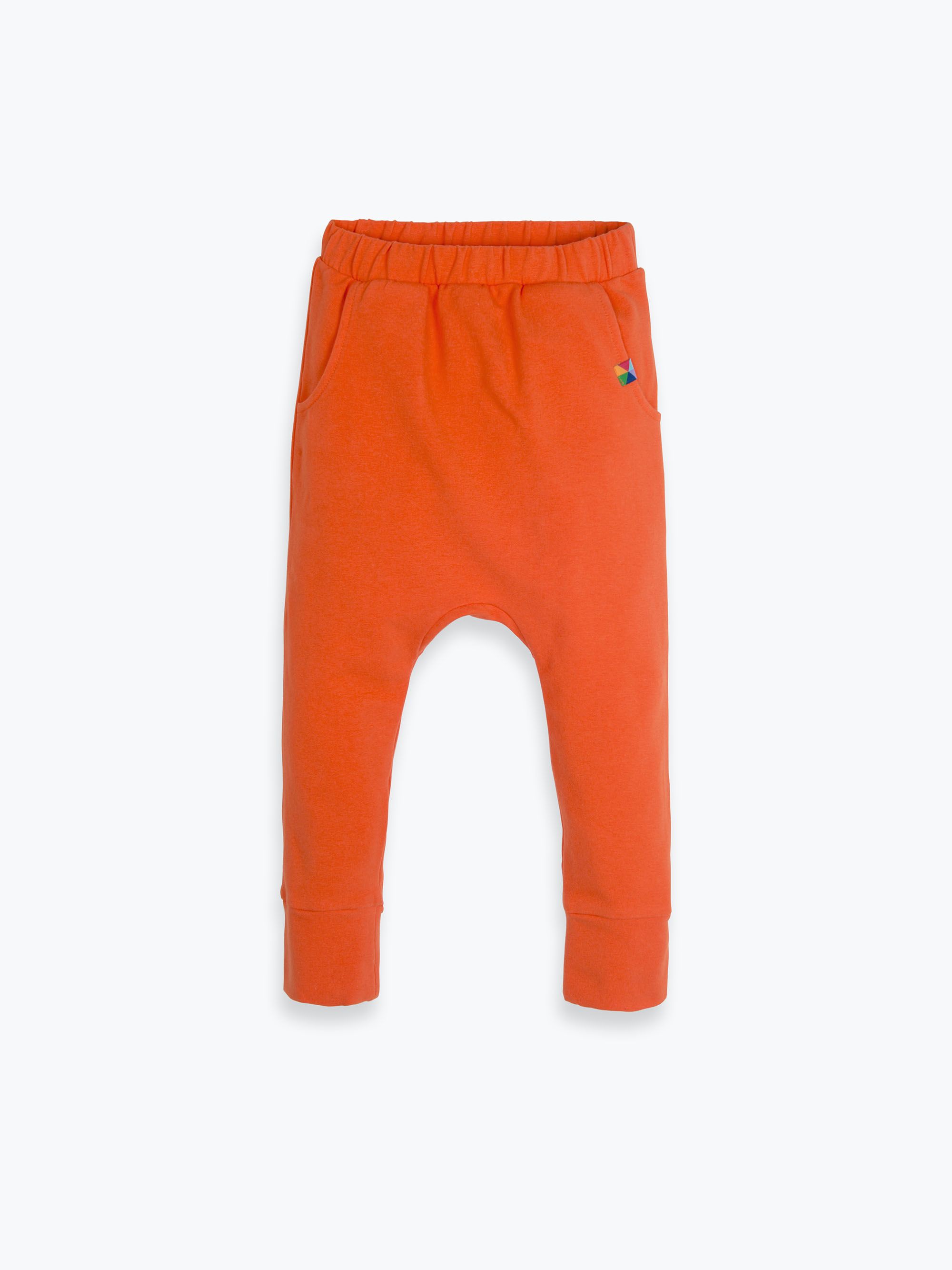 Pomarańczowe spodnie baggy