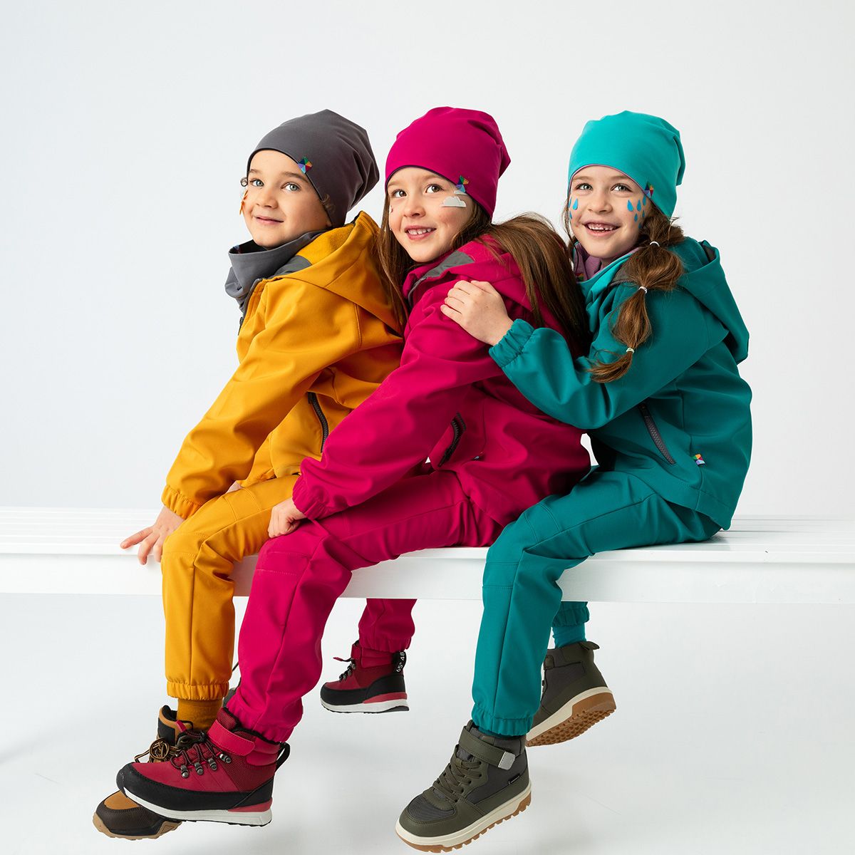 Turquoise - light purple reversible beanie hat