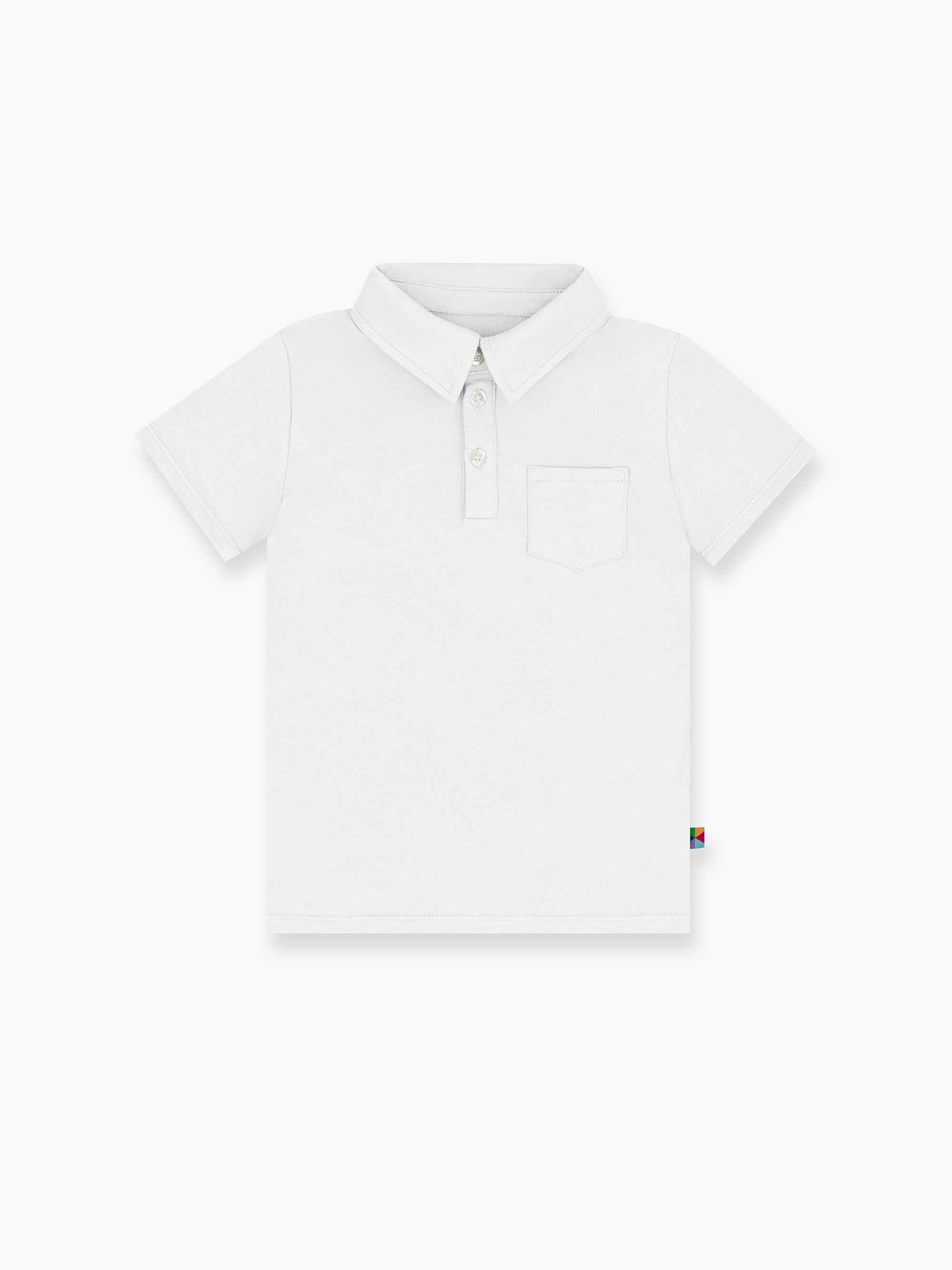 Biała koszulka polo Junior