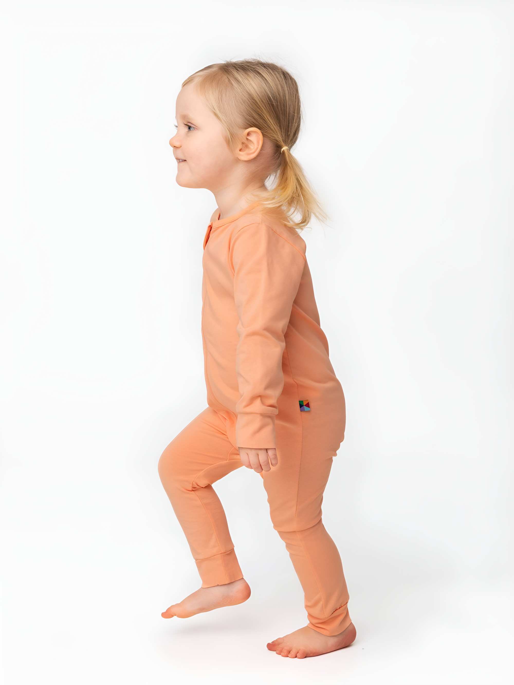Apricot romper suit