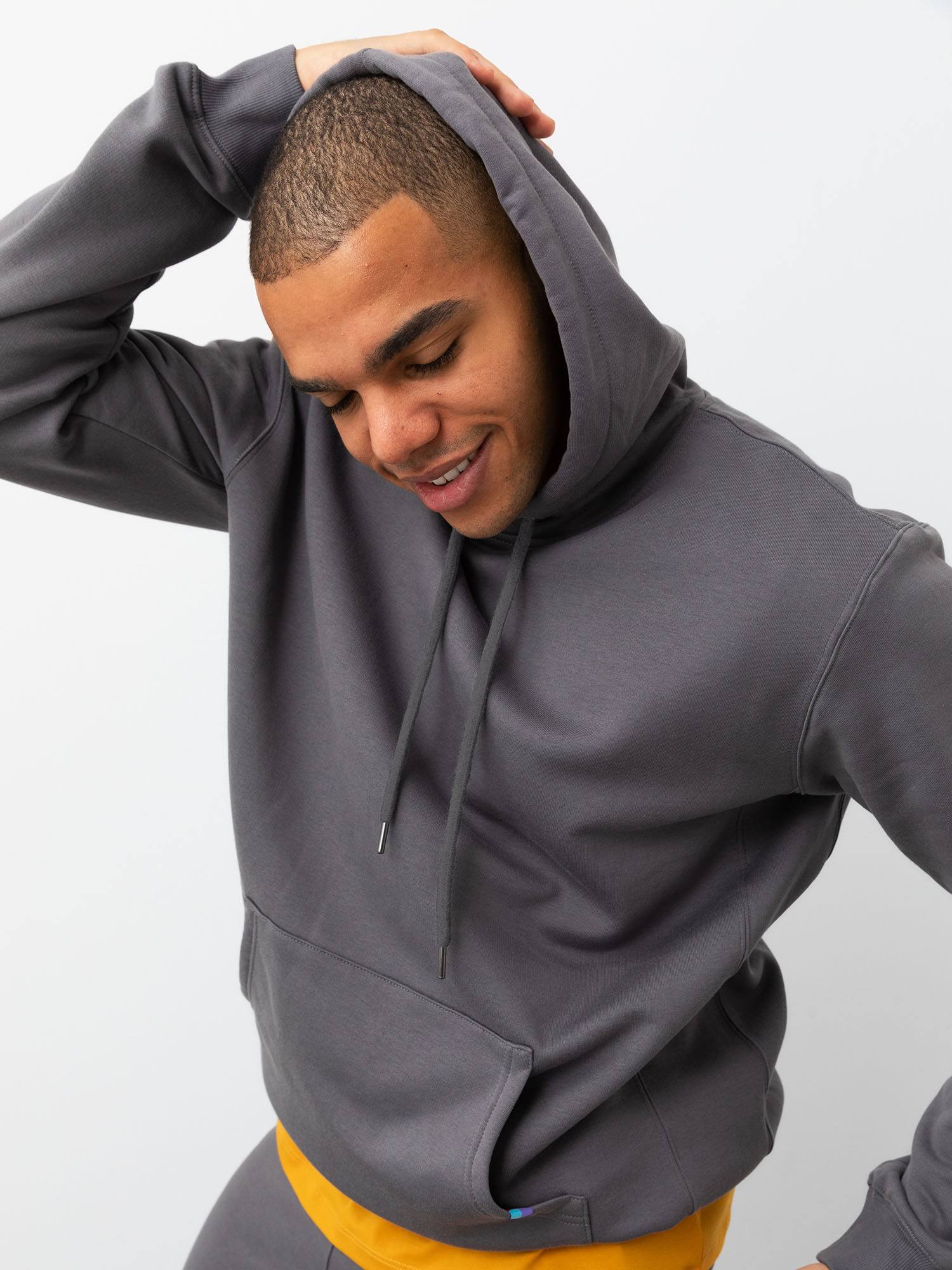 Graphite overhead hoodie