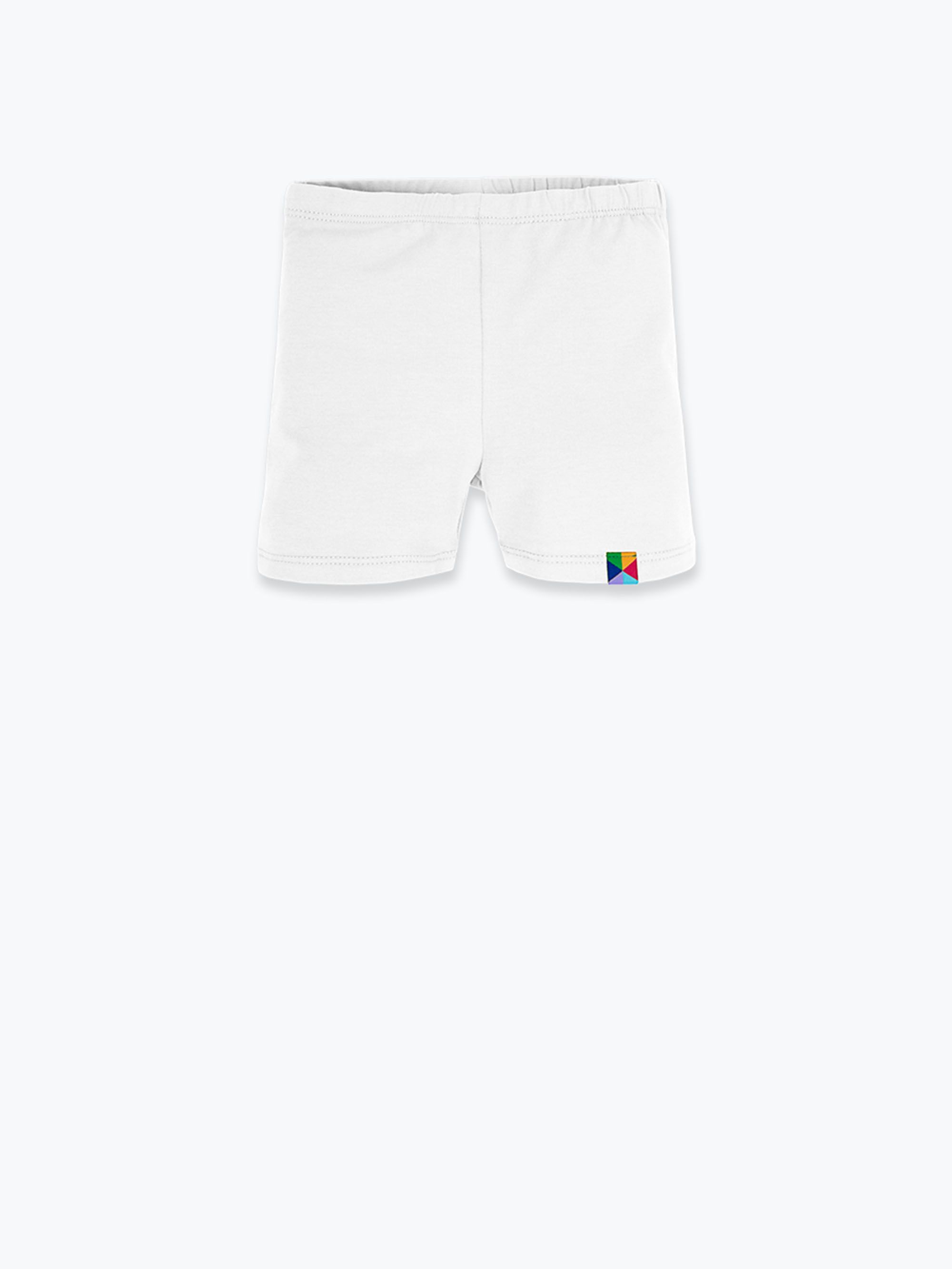 Białe legginsy krótkie Junior