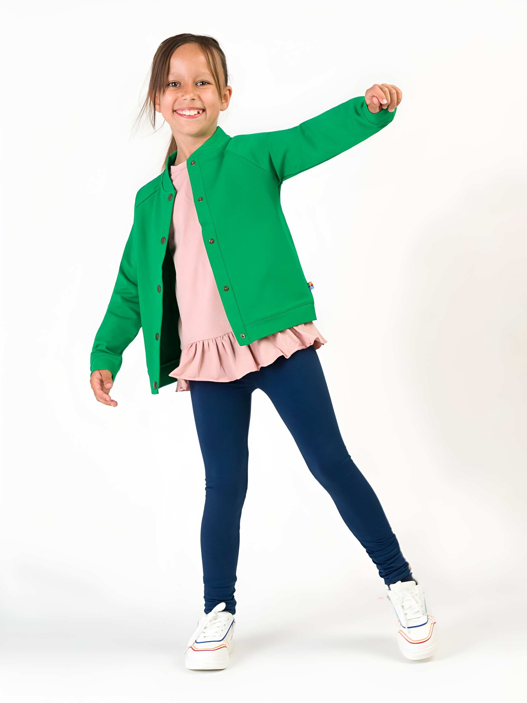 Zielona bluza bomber