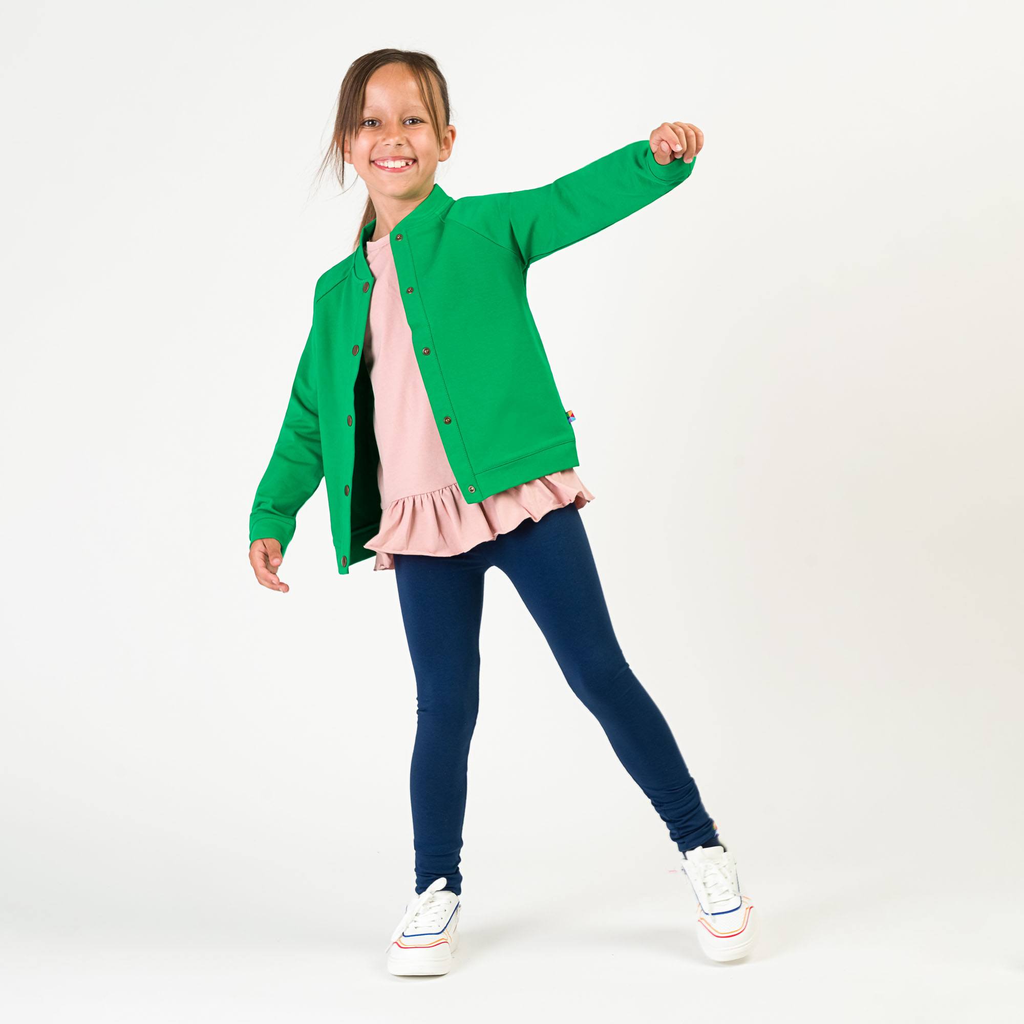 Zielona bluza bomber