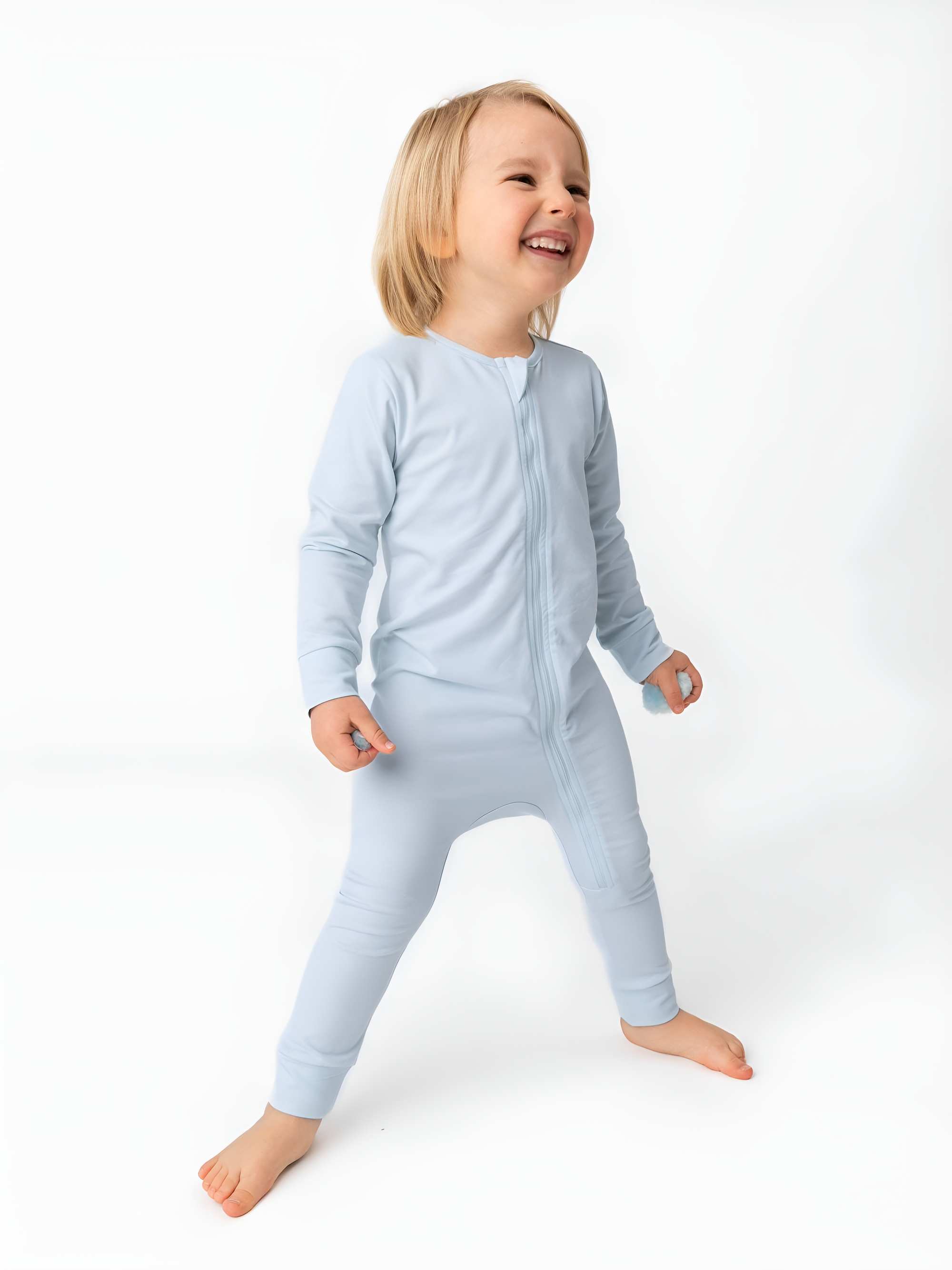 Light blue romper suit
