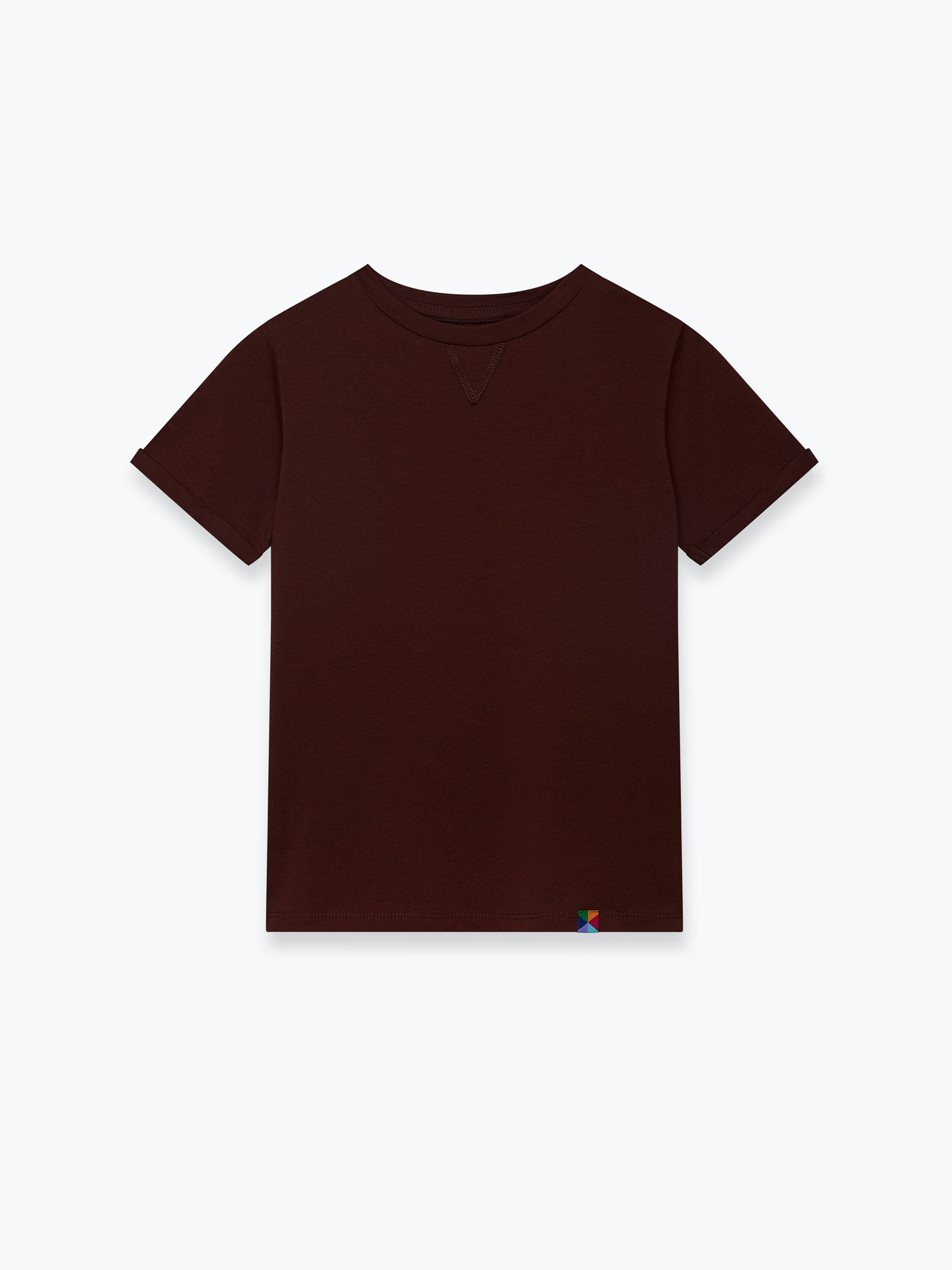 Brązowy T-shirt