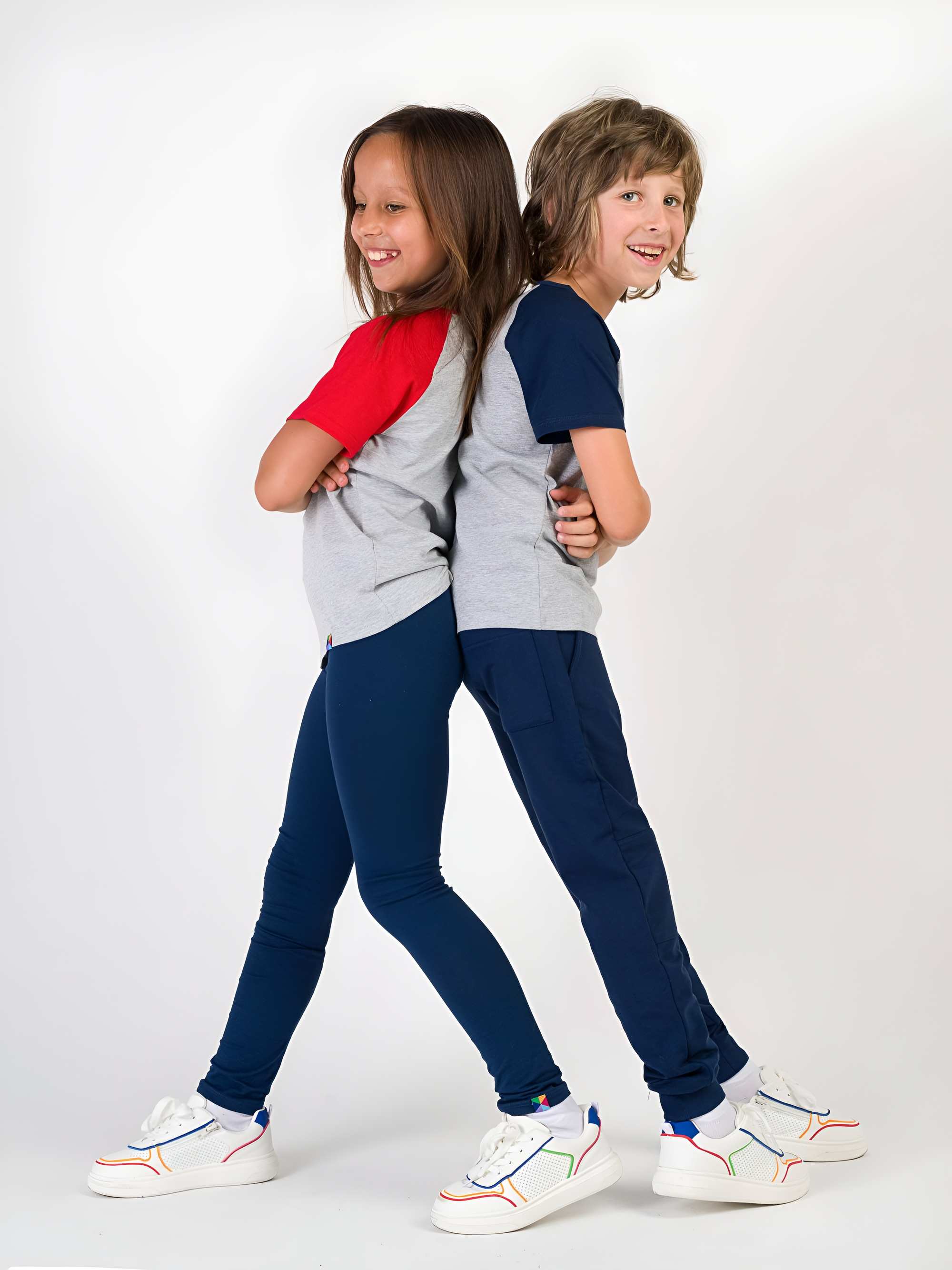Granatowe legginsy