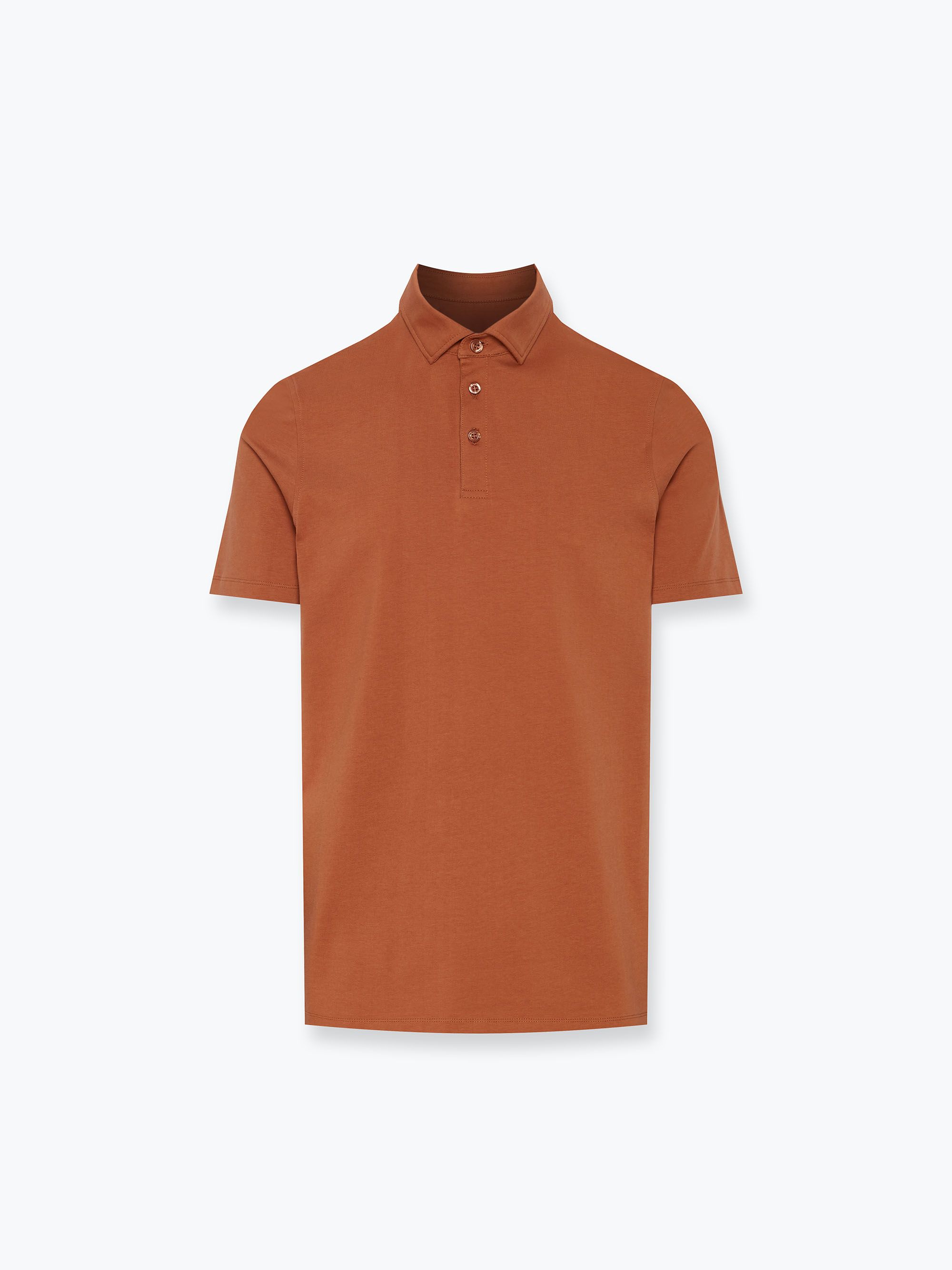 Karmelowa koszulka polo męska