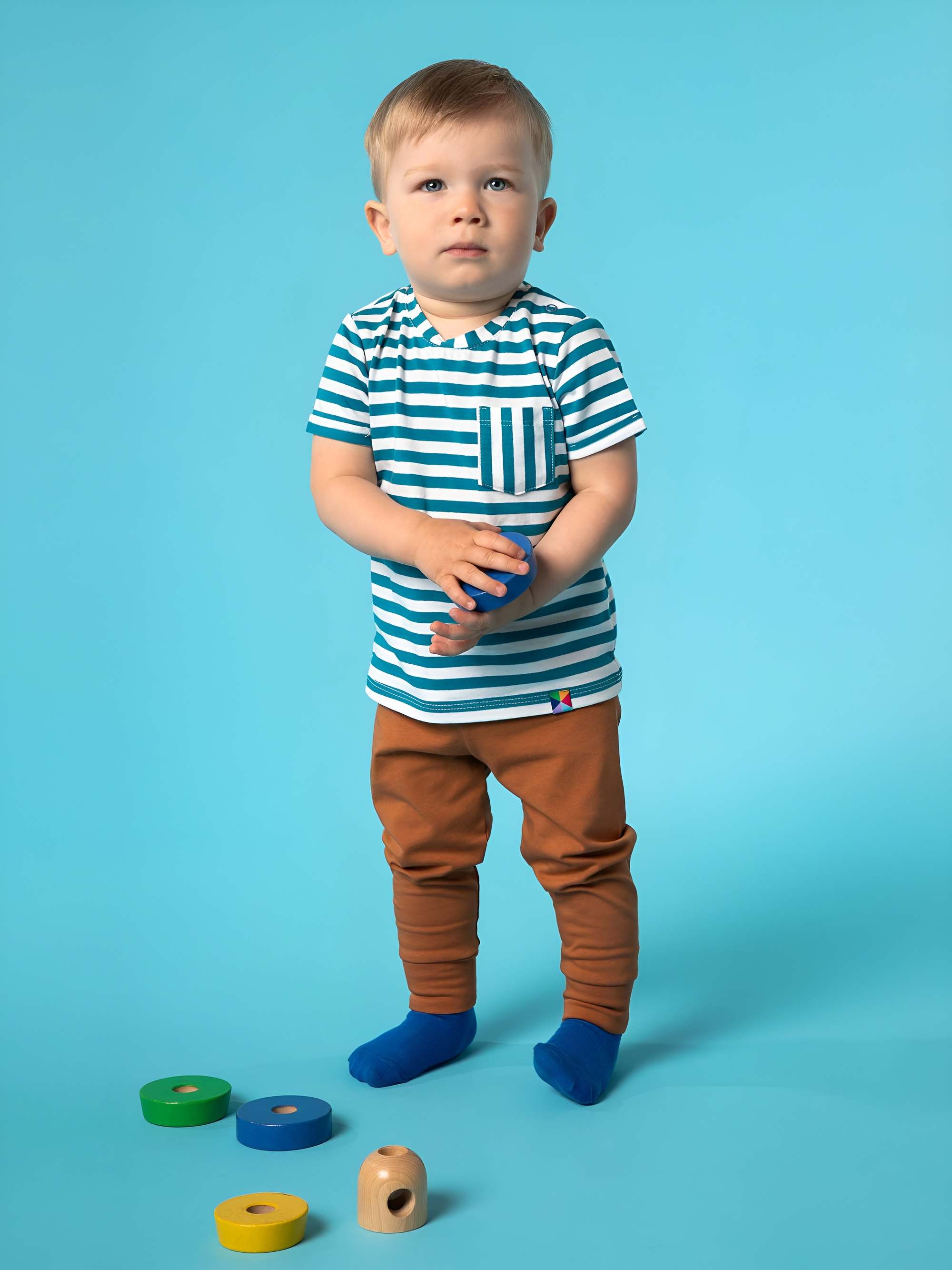 Caramel jersey pants