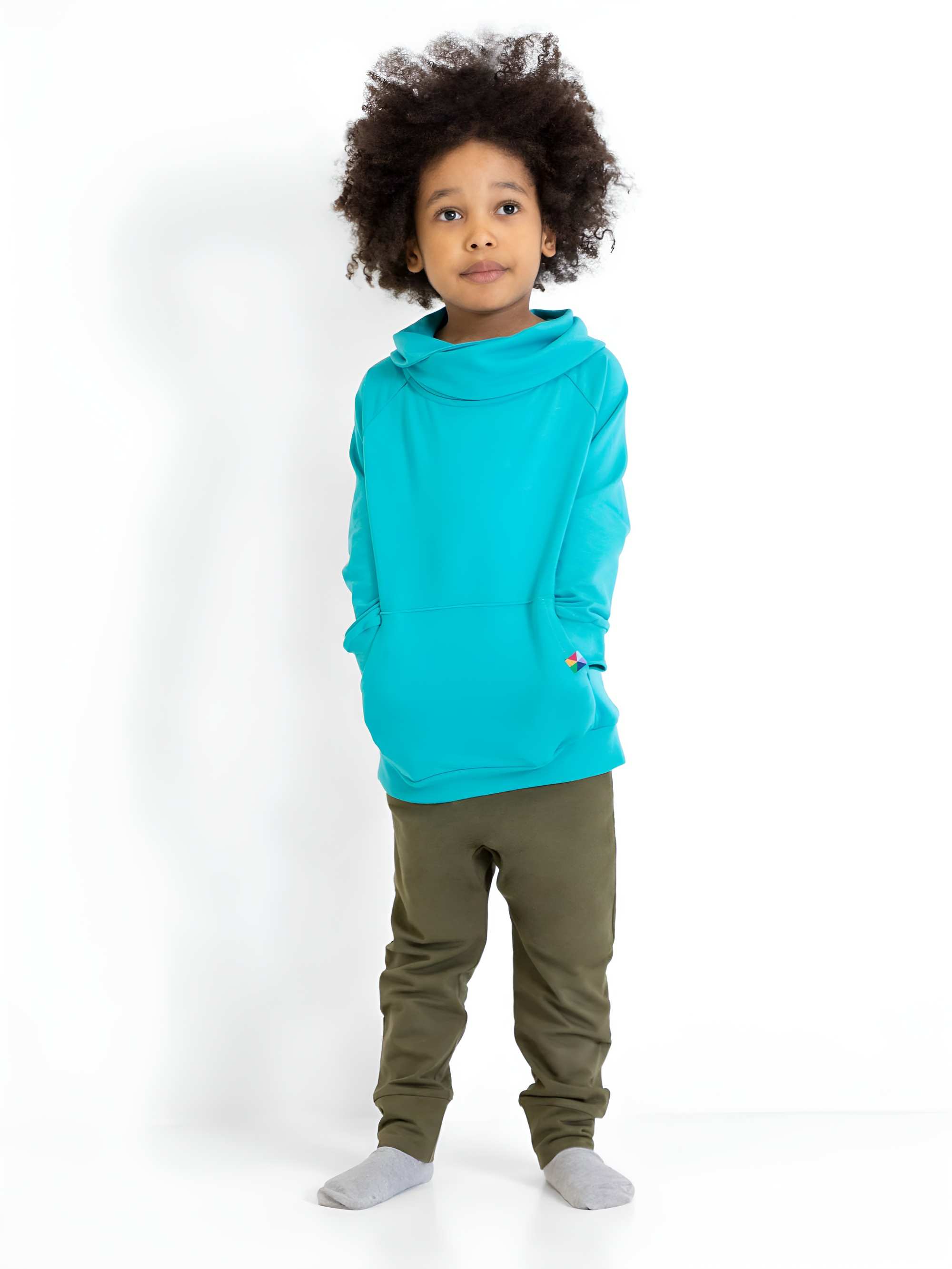 Khaki spodnie baggy