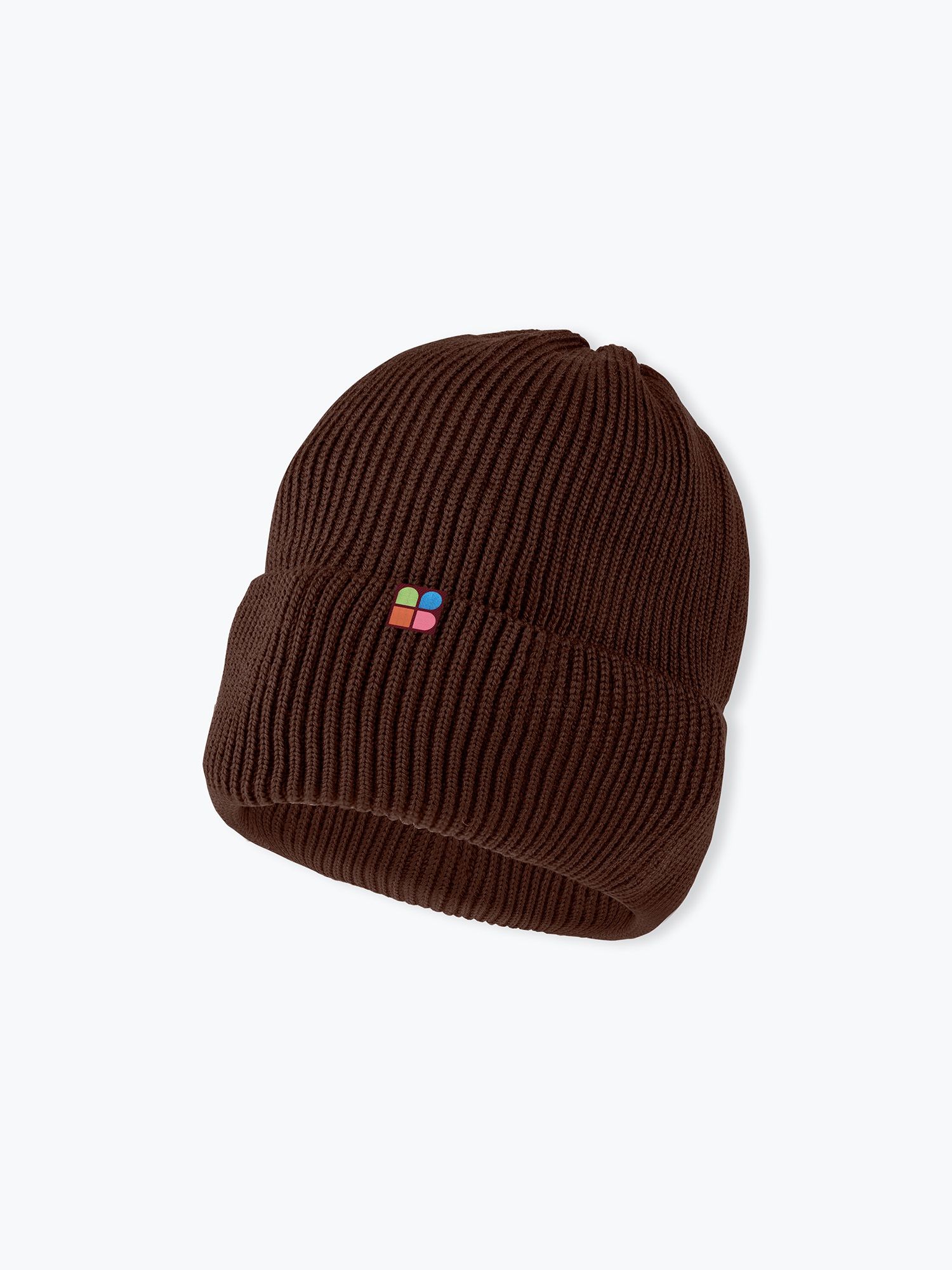 Brown merino wool hat kids