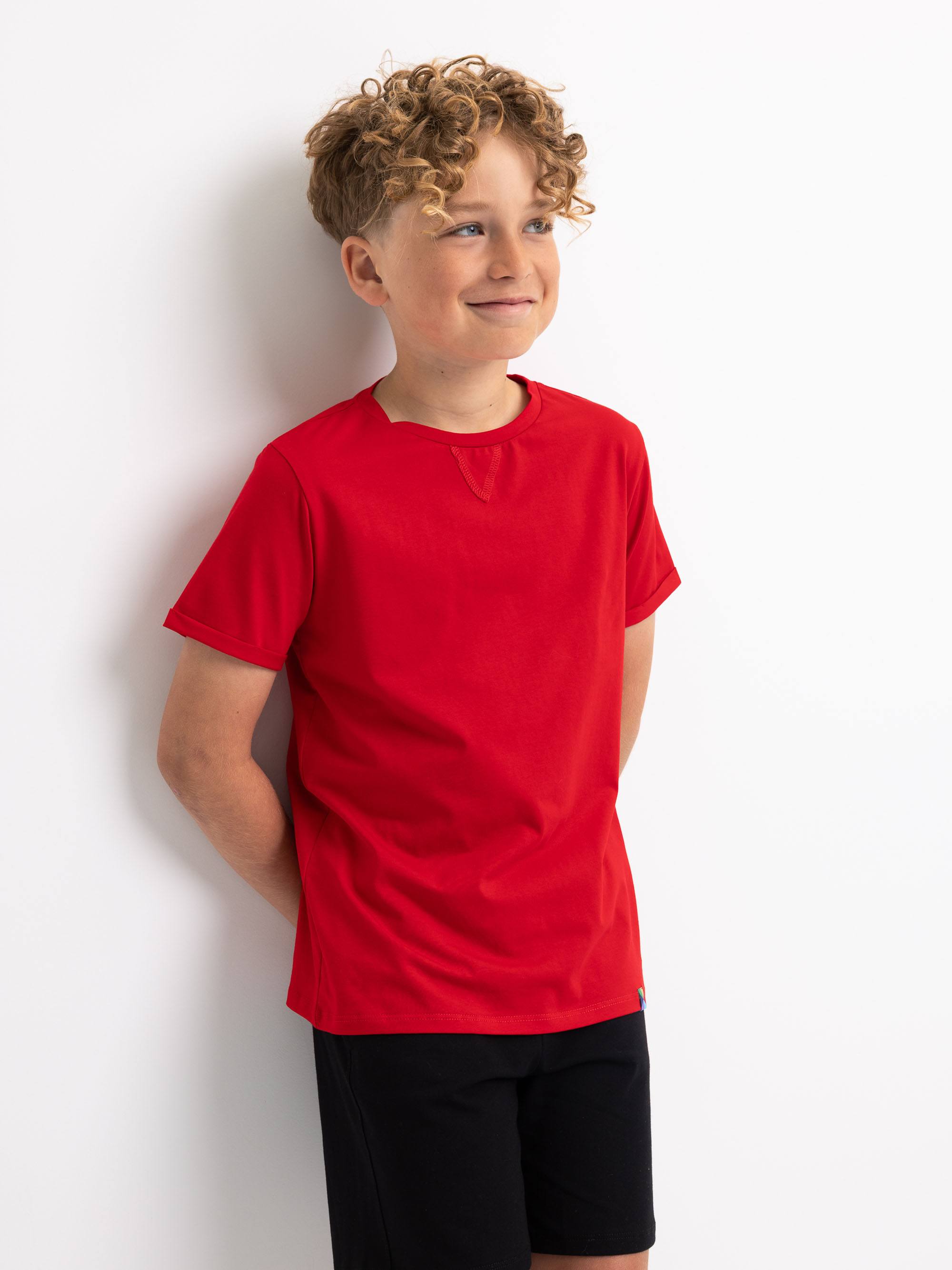 Czerwony T-shirt