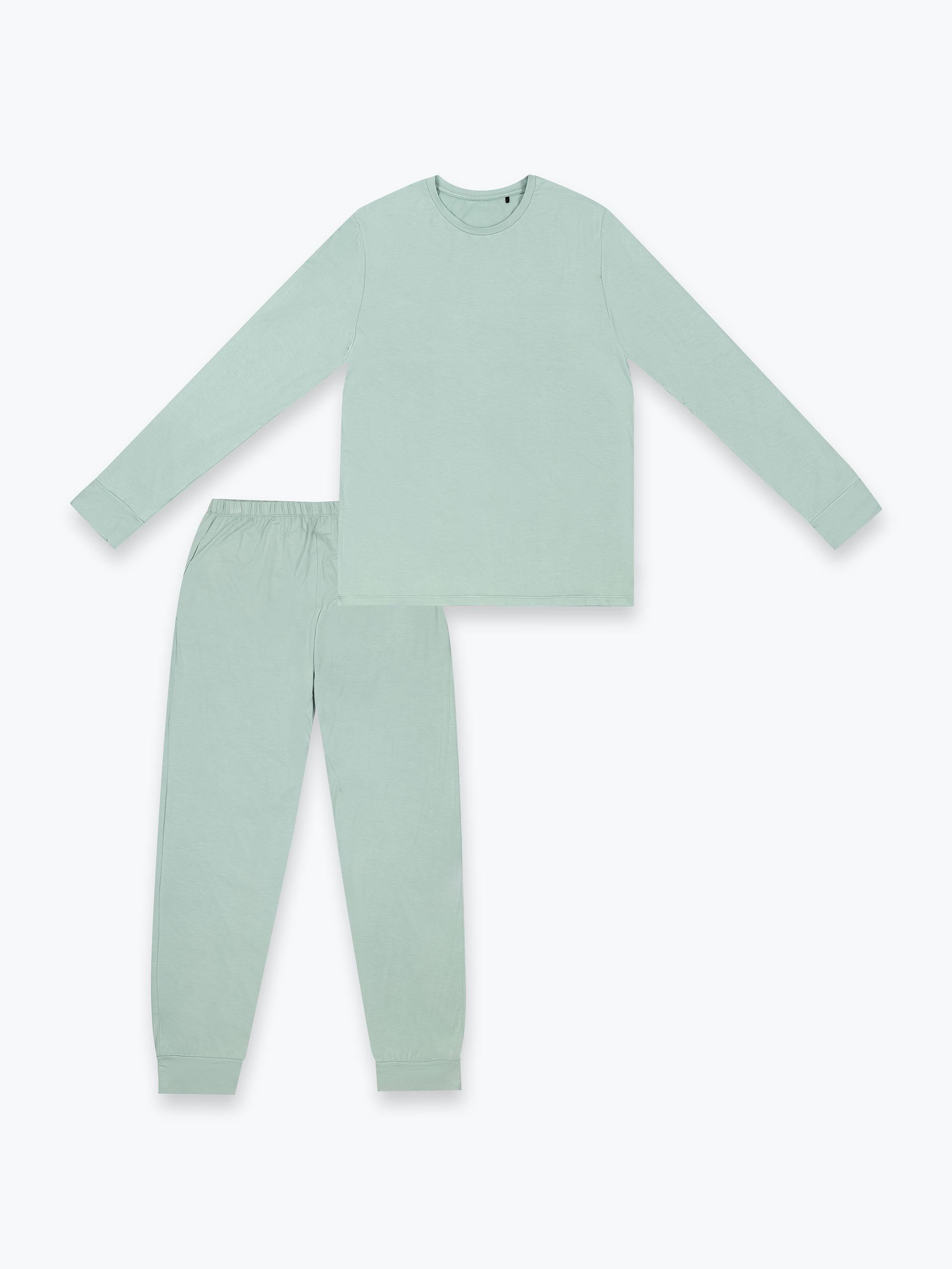 Celadon Men's pajama set with long sleeves and legs