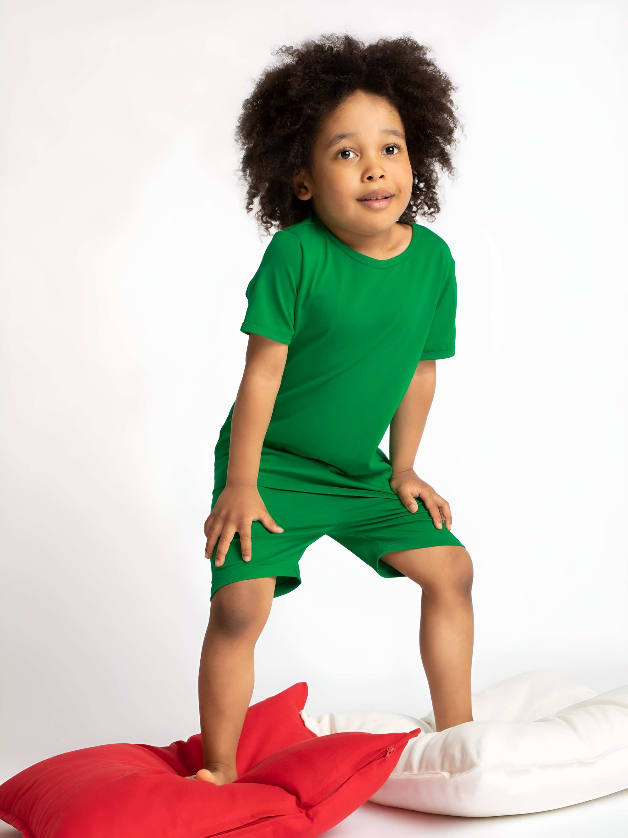 Green short sleeve pyjamas