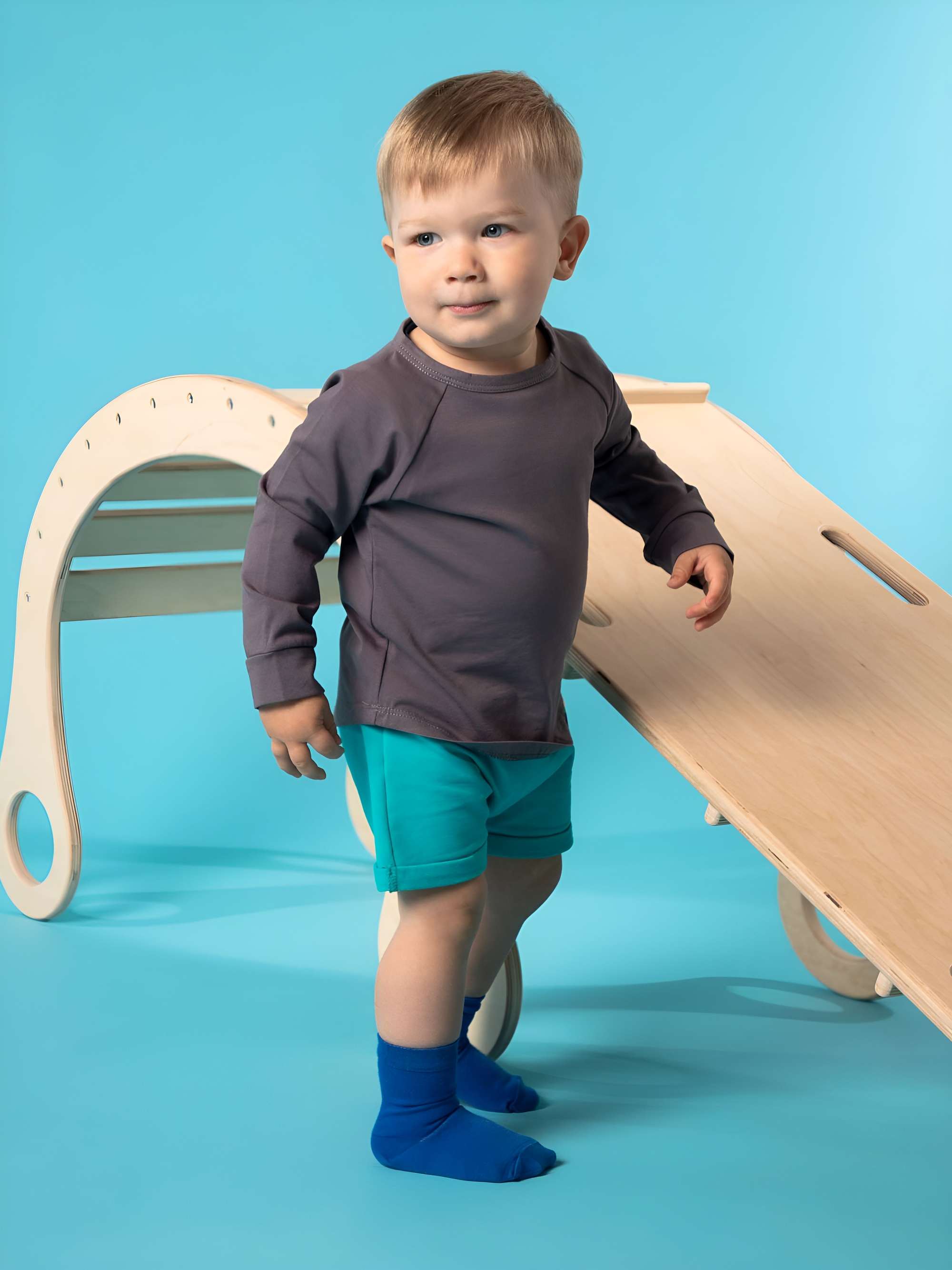Blue socks