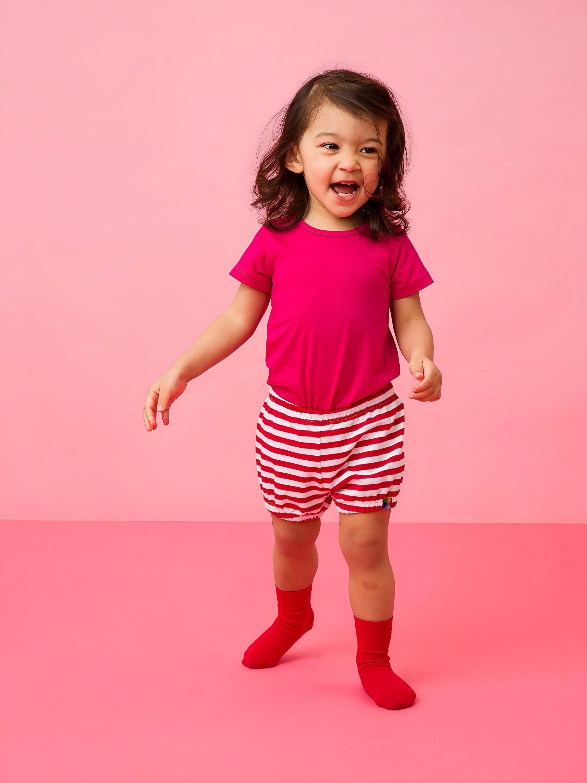 Red stripes bloomers