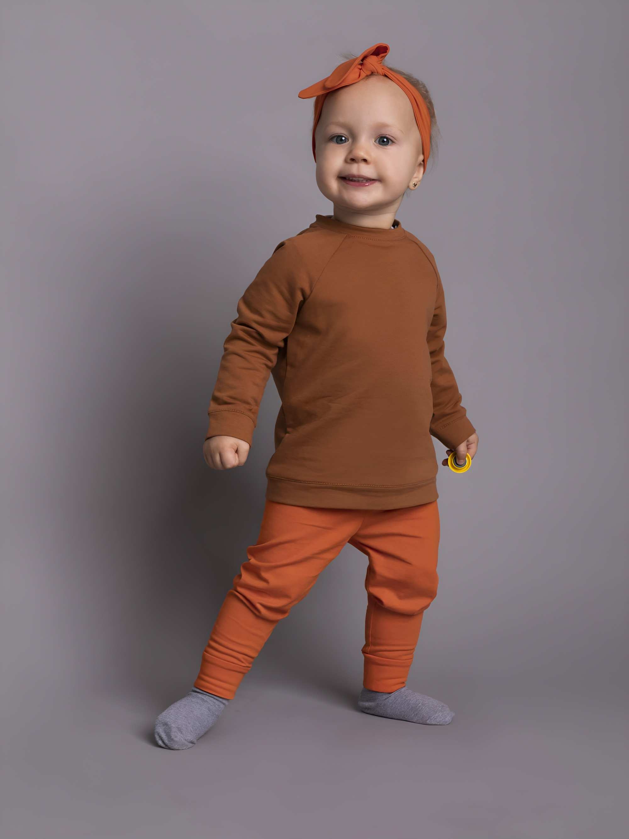 Grey melange socks