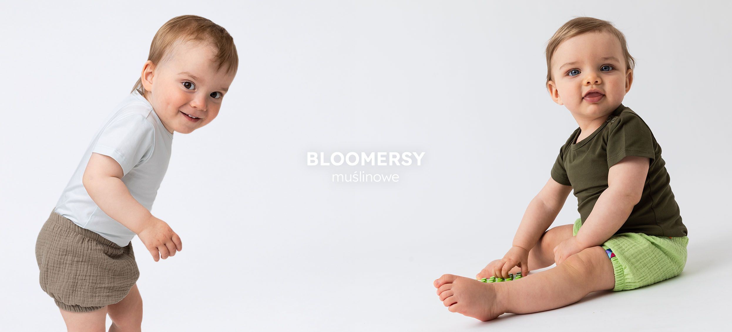 bloomersy z muślinu
