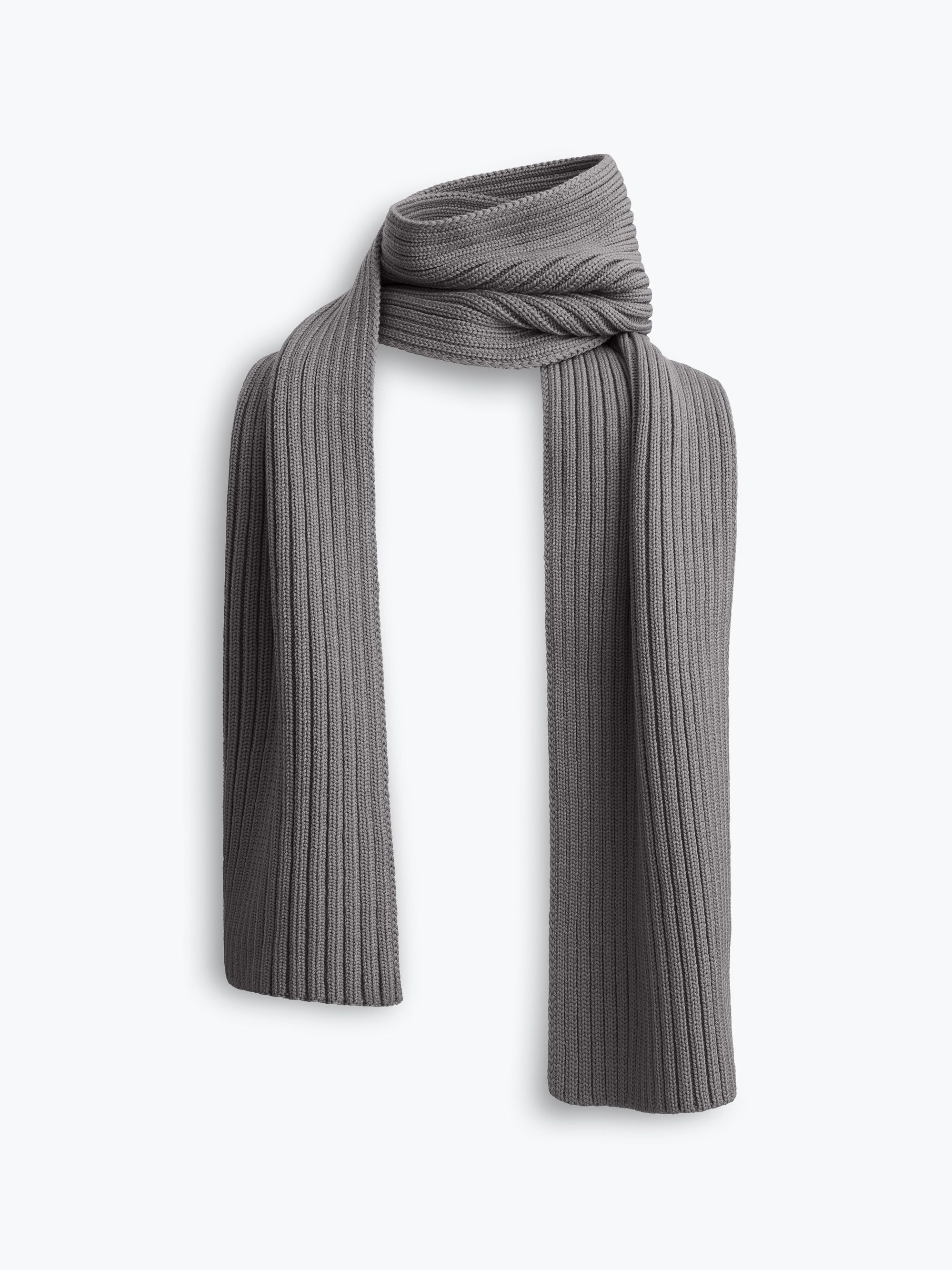 Dark grey Merino Wool Scraf