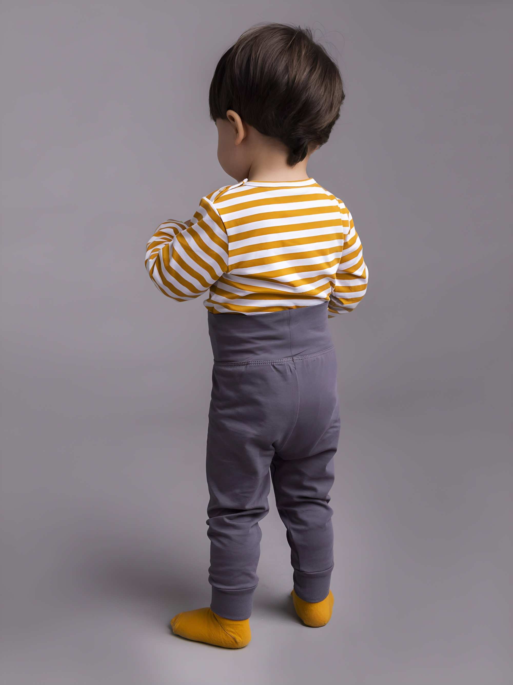 Graphite jersey pants