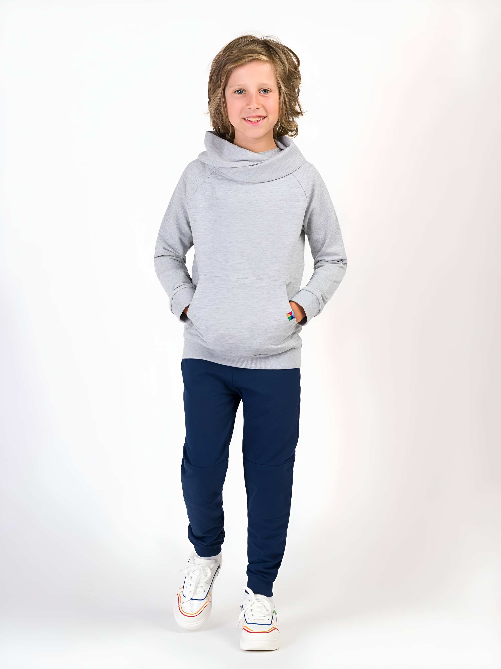 Granatowe spodnie dresowe
