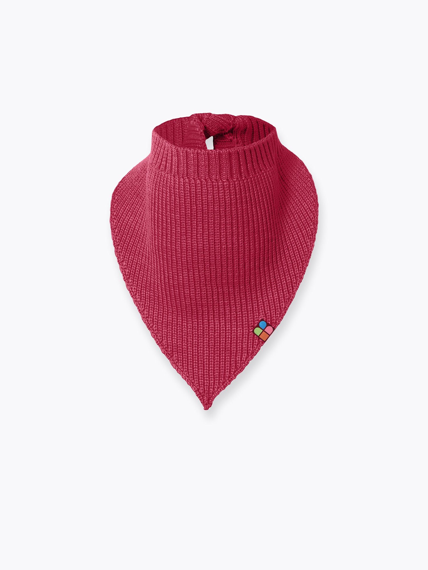 Malinowa chustka merino z wiązaniem niemowlęca