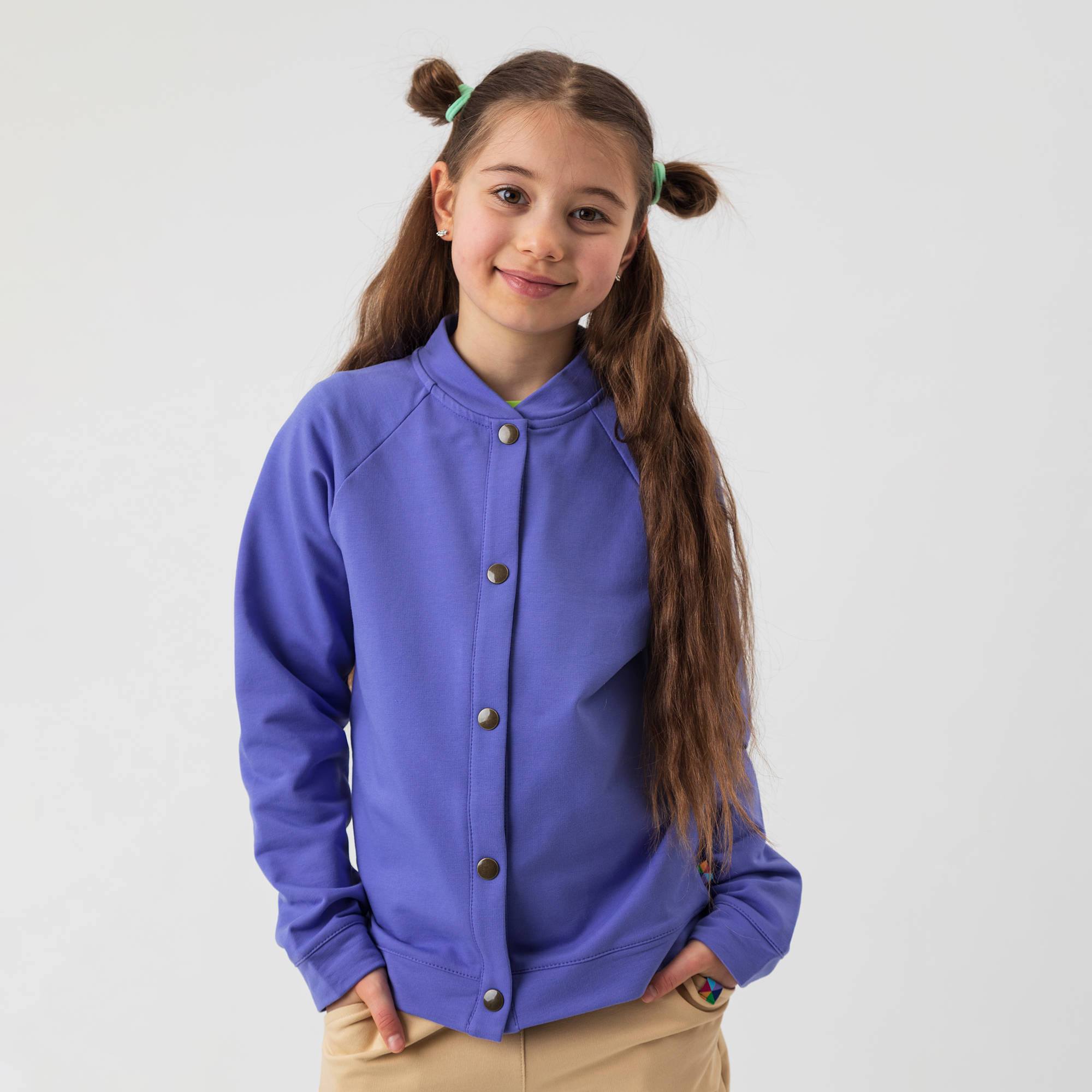 Barwinkowa bluza bomber