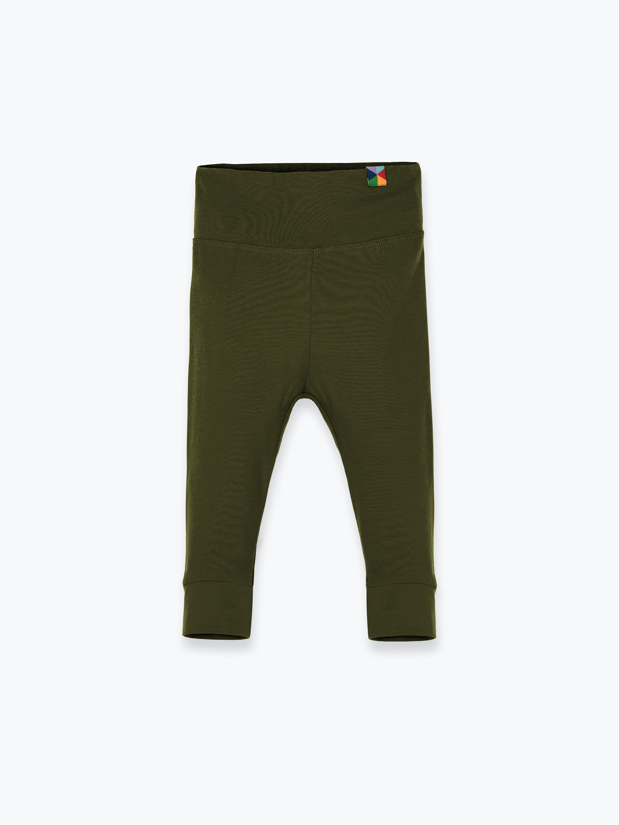 Khaki spodnie dżersejowe