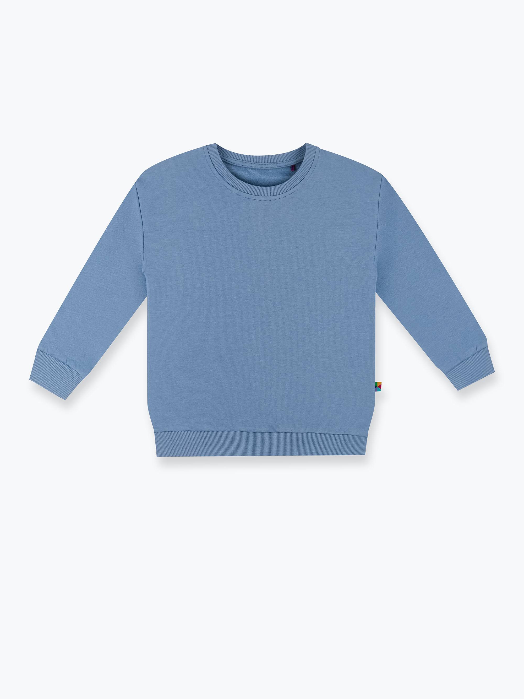 Błękitna bluza dresowa z meszkiem Junior