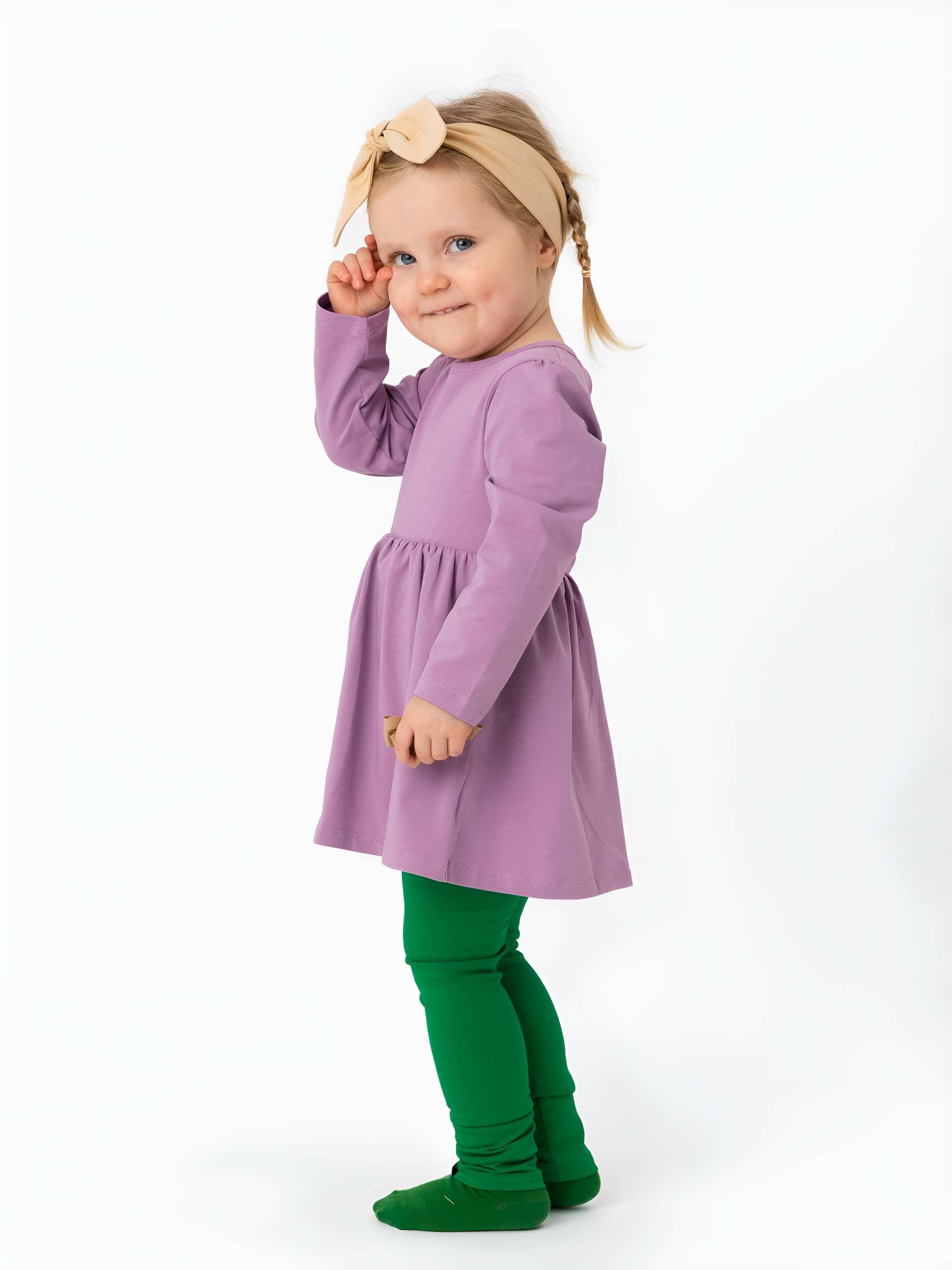 Zielone legginsy