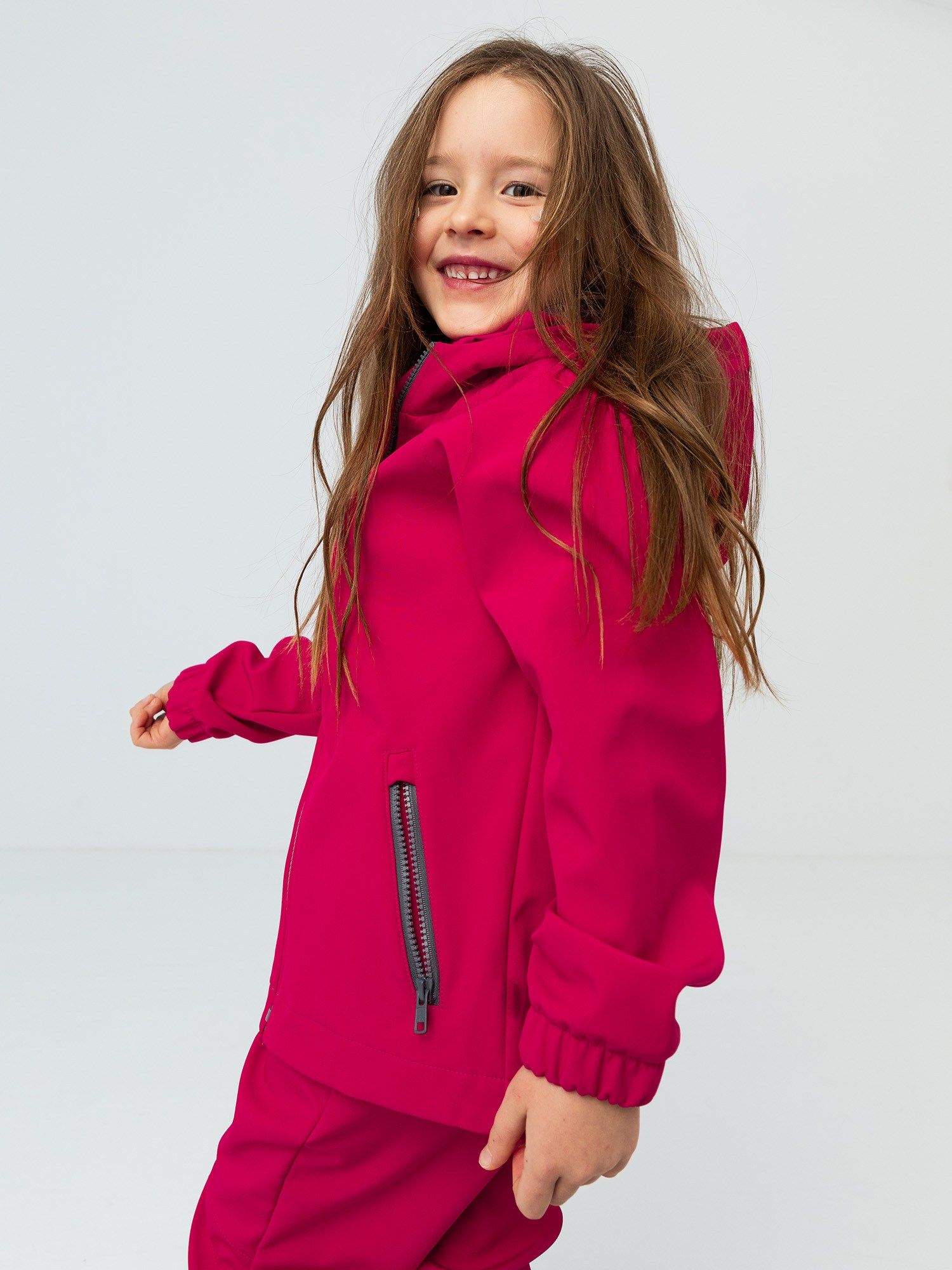 Pink-violet Reversible Beanie & Neck Warmer Set Junior