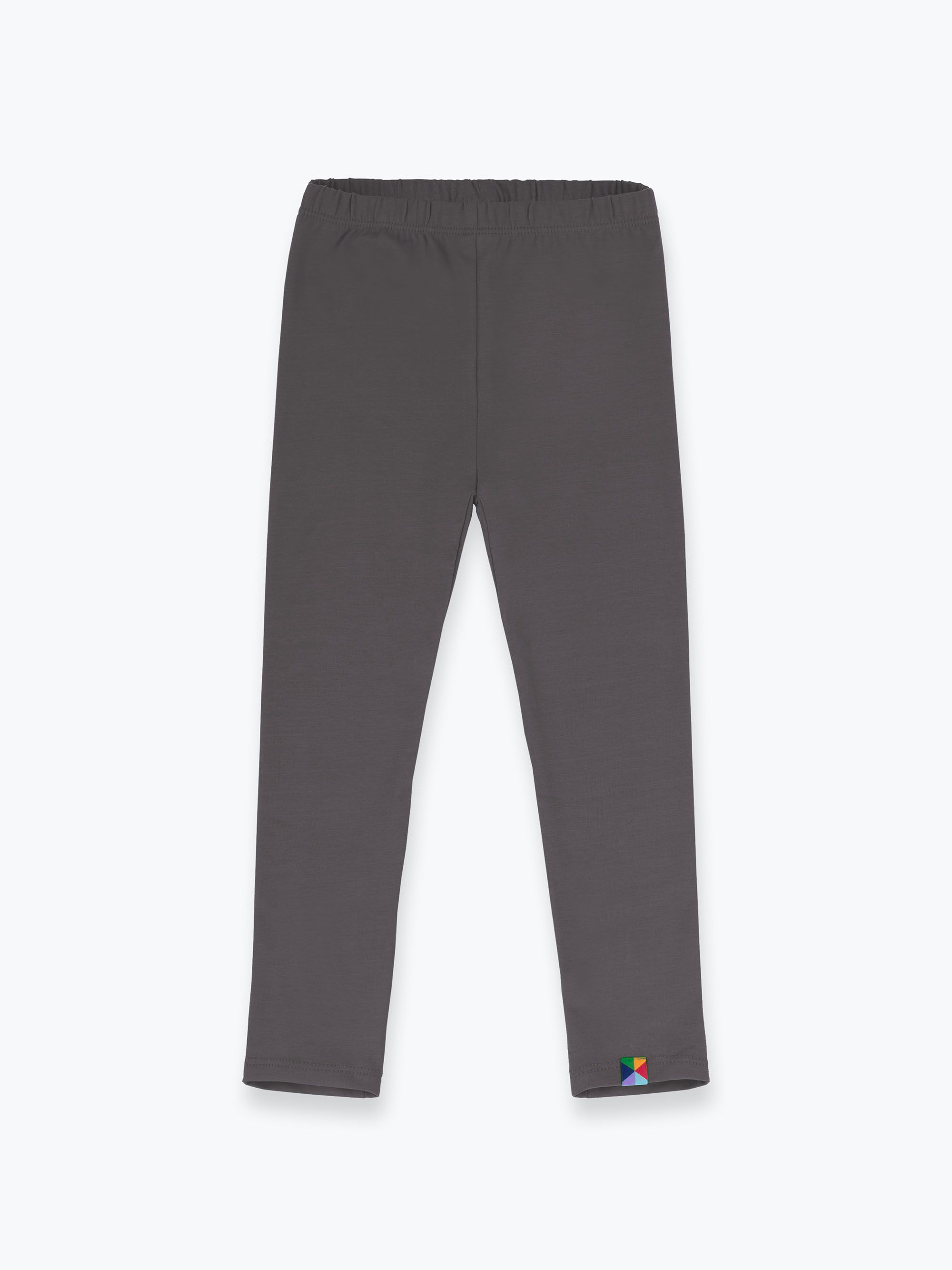 Grafitowe legginsy grubsze Junior