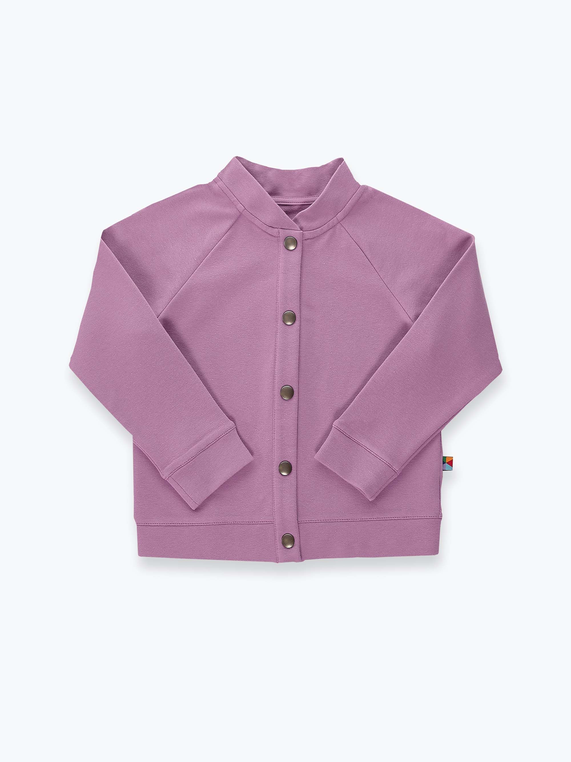 Jasnofioletowa bluza bomber