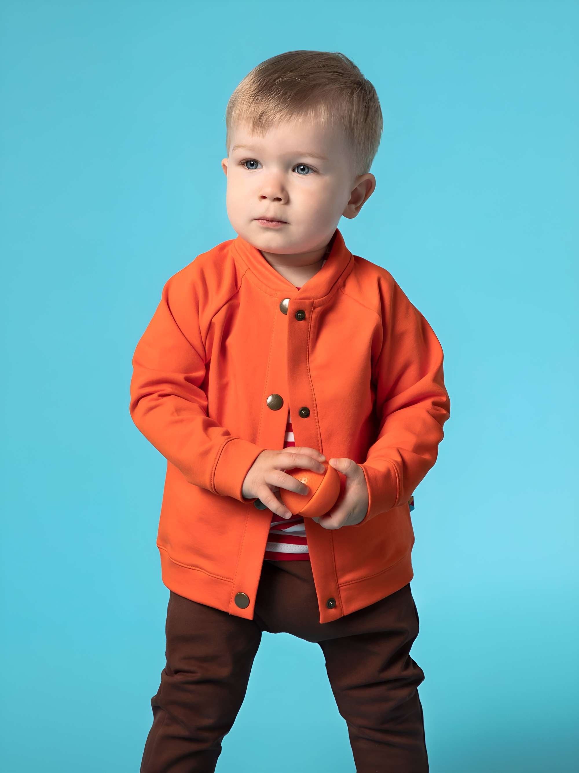 Pomarańczowa bluza bomber